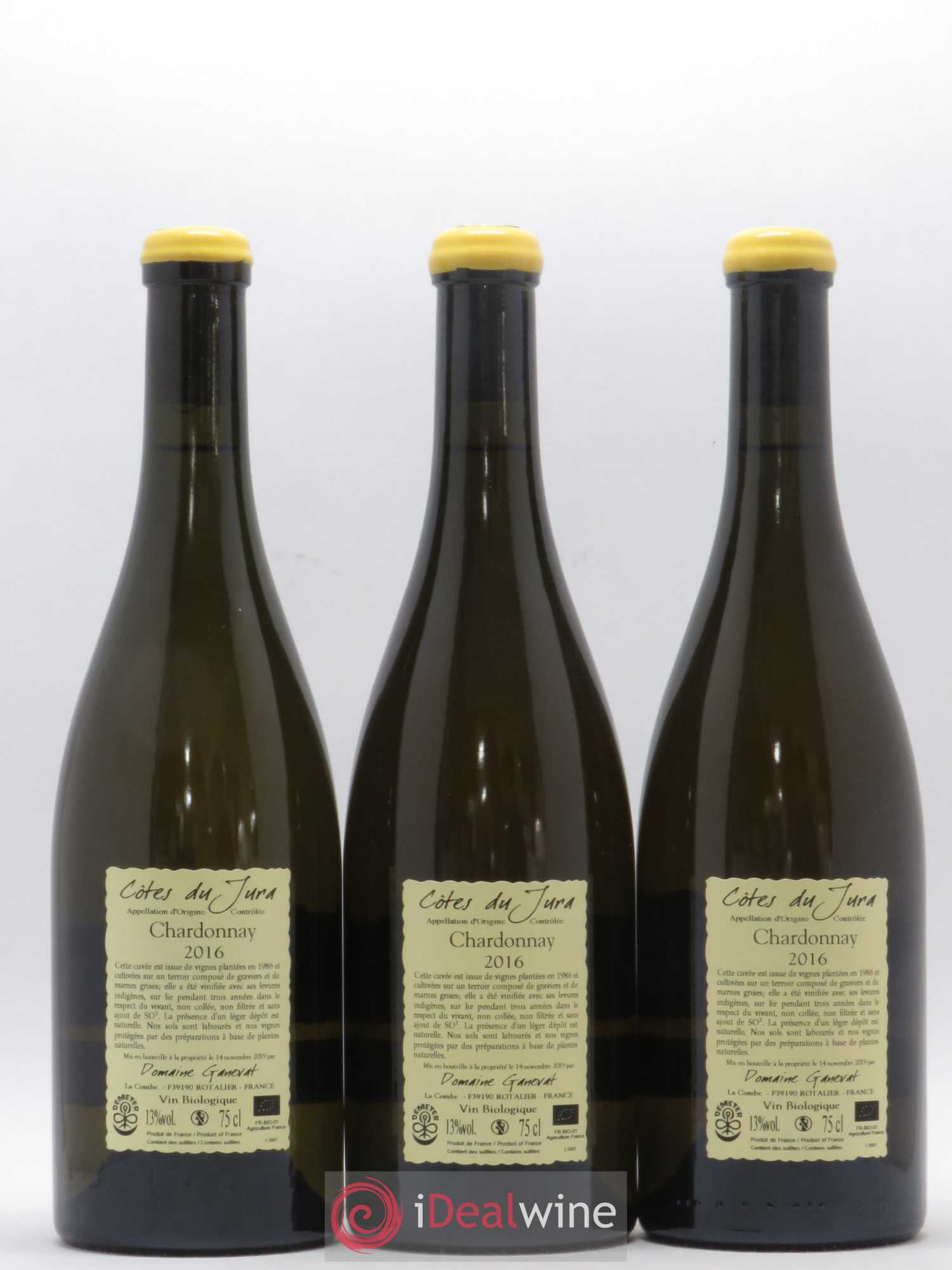 Côtes du Jura Cuvée Florine Jean-François Ganevat (Domaine) 2016 - Lot de 3 bouteilles - 1