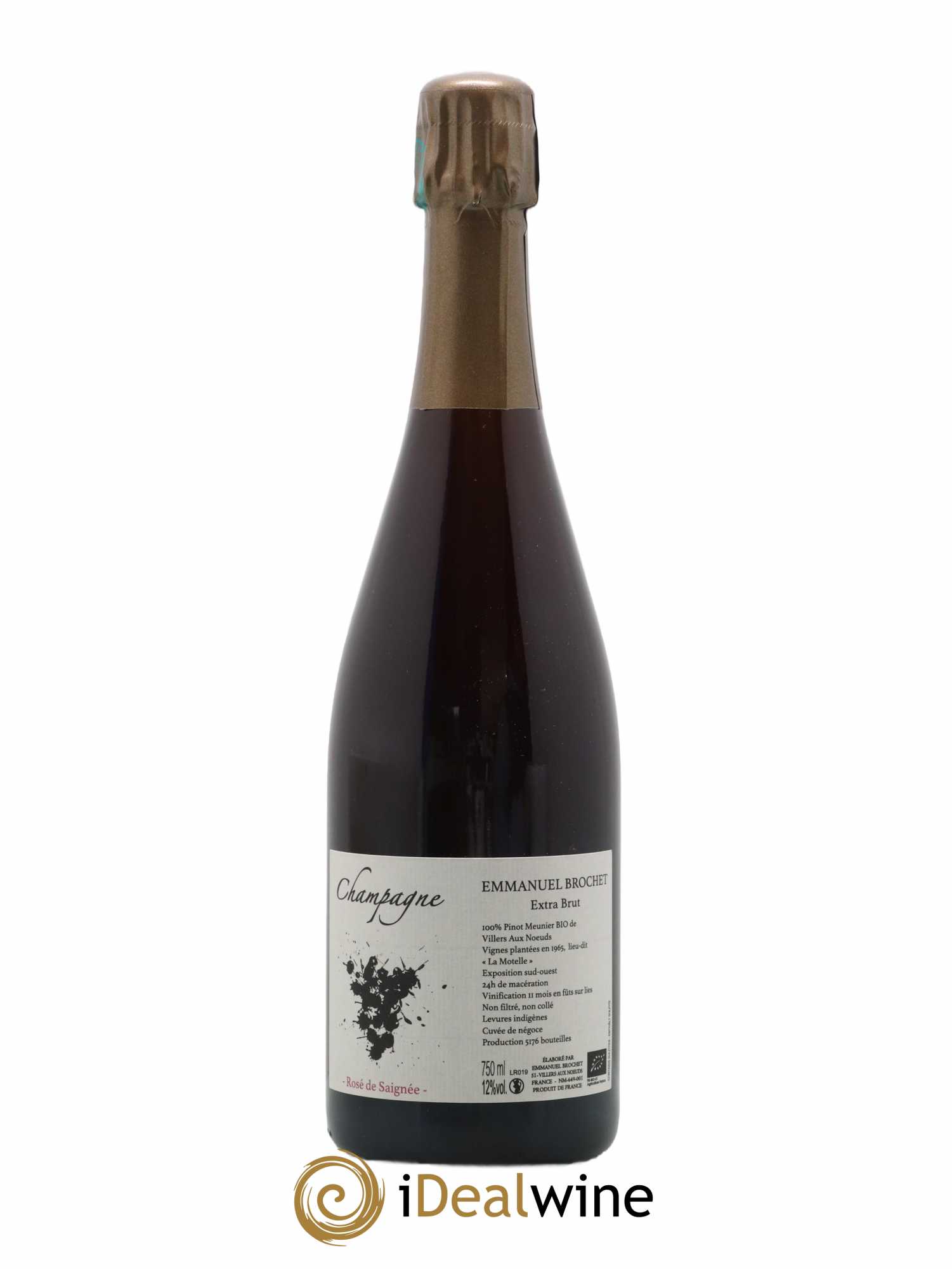 Rosé de Saignée Extra-Brut Emmanuel Brochet Brochet Emmanuel - Lot de 1 bouteille - 0
