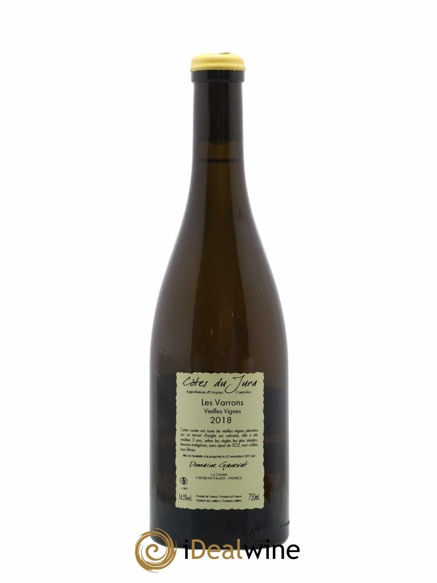 Côtes du Jura Les Varrons Vieilles Vignes Jean-François Ganevat (Domaine) 2018 - Lotto di 1 bottiglia - 1