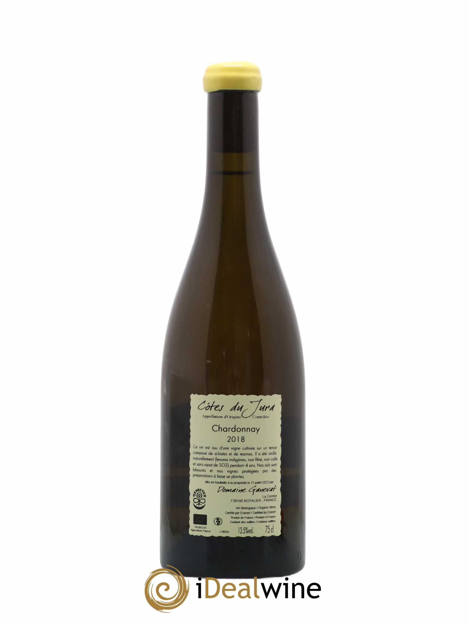 Côtes du Jura Chardonnay En Billat Jean-François Ganevat (Domaine) 2018 - Lot de 1 bouteille - 1