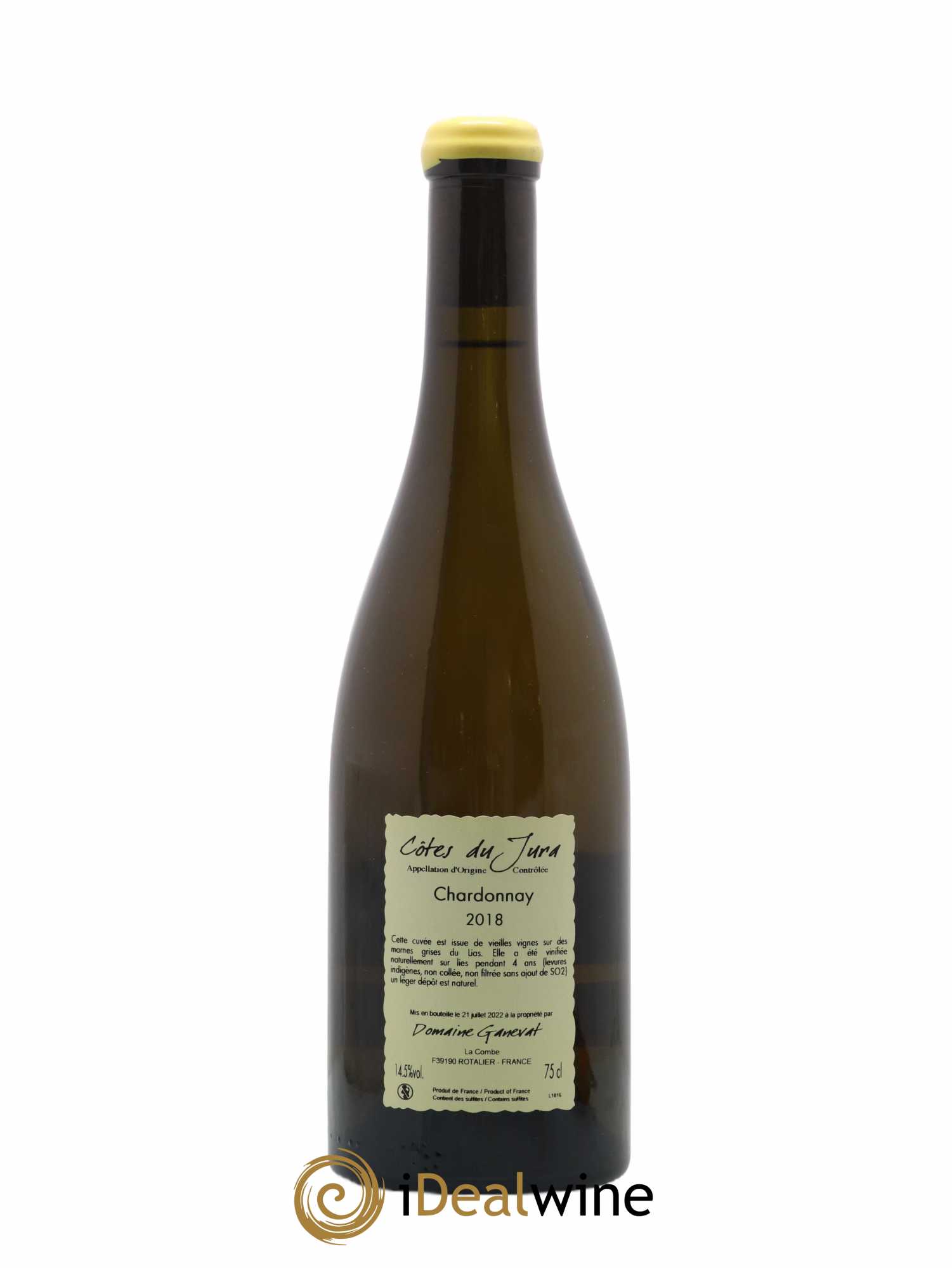 Côtes du Jura La Pélerine Anne et Jean François Ganevat 2018 - Lot de 1 bouteille - 1