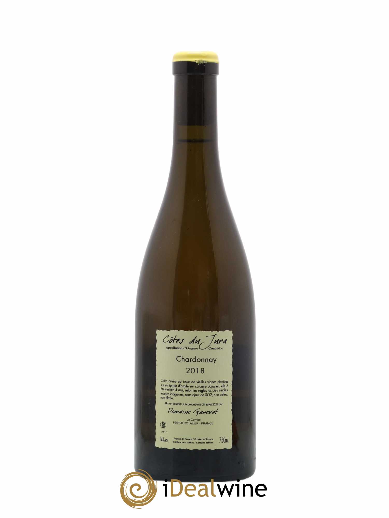 Côtes du Jura Rouchamps Chardonnay Jean-François Ganevat (Domaine) 2018 - Lot de 1 bouteille - 1