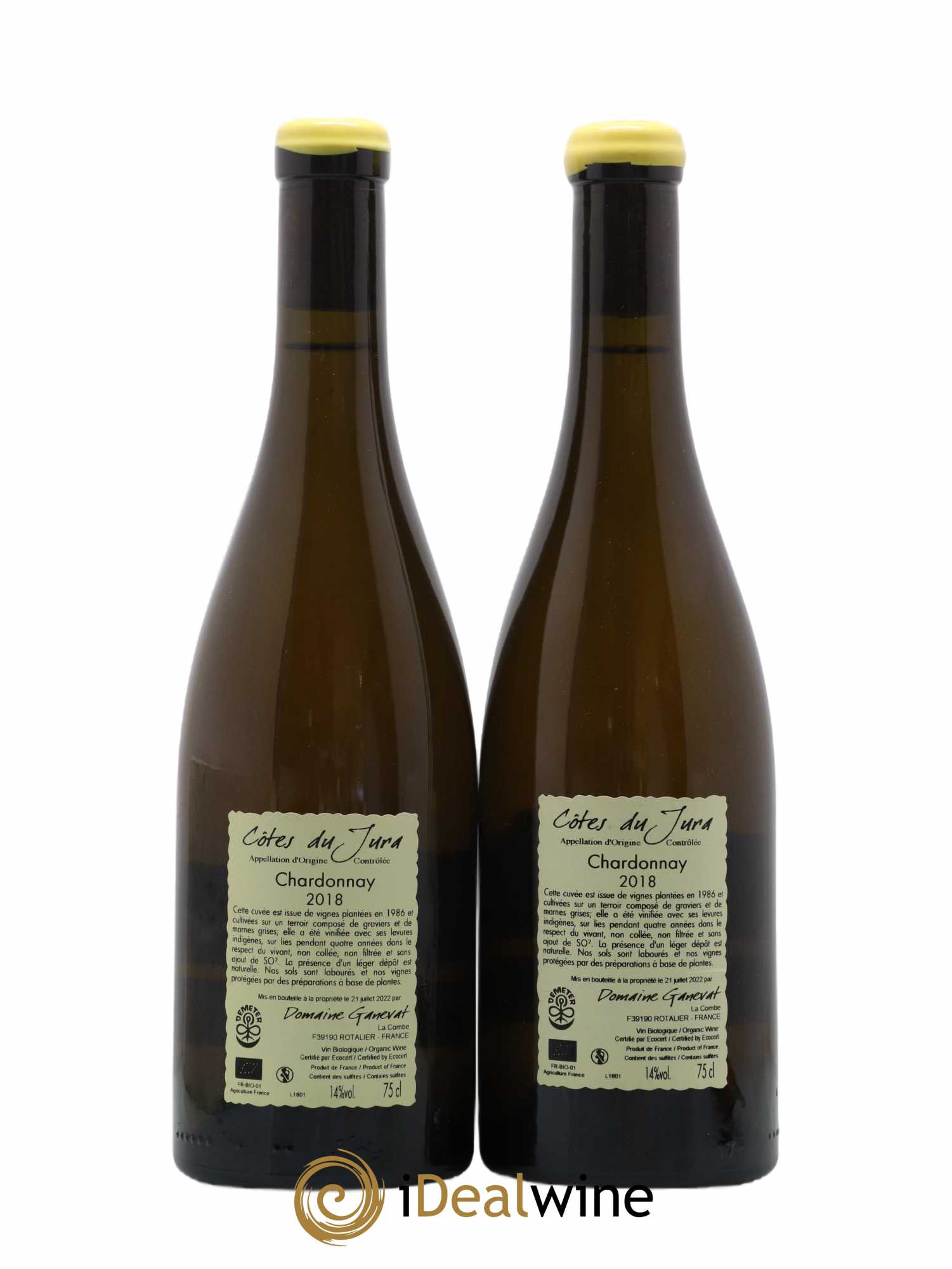 Côtes du Jura Cuvée Florine Jean-François Ganevat (Domaine) 2018 - Lot de 2 bouteilles - 1