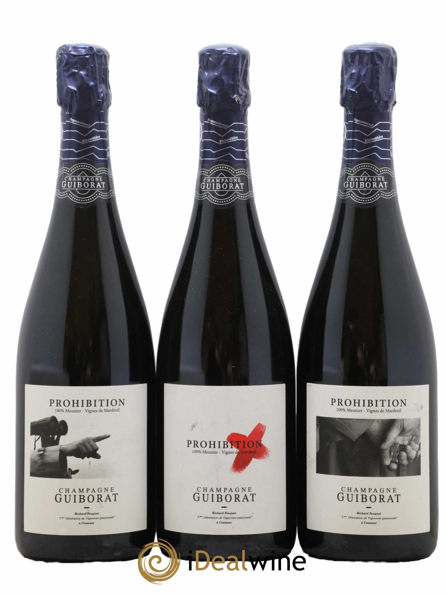 Prohibition 100% Meunier Guiborat - Lot de 3 bouteilles - 0