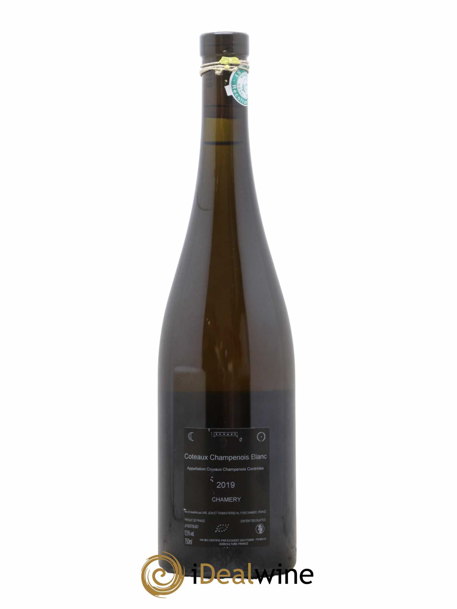 Coteaux Champenois Thomas Perseval 2019 - Lot de 1 bouteille - 1