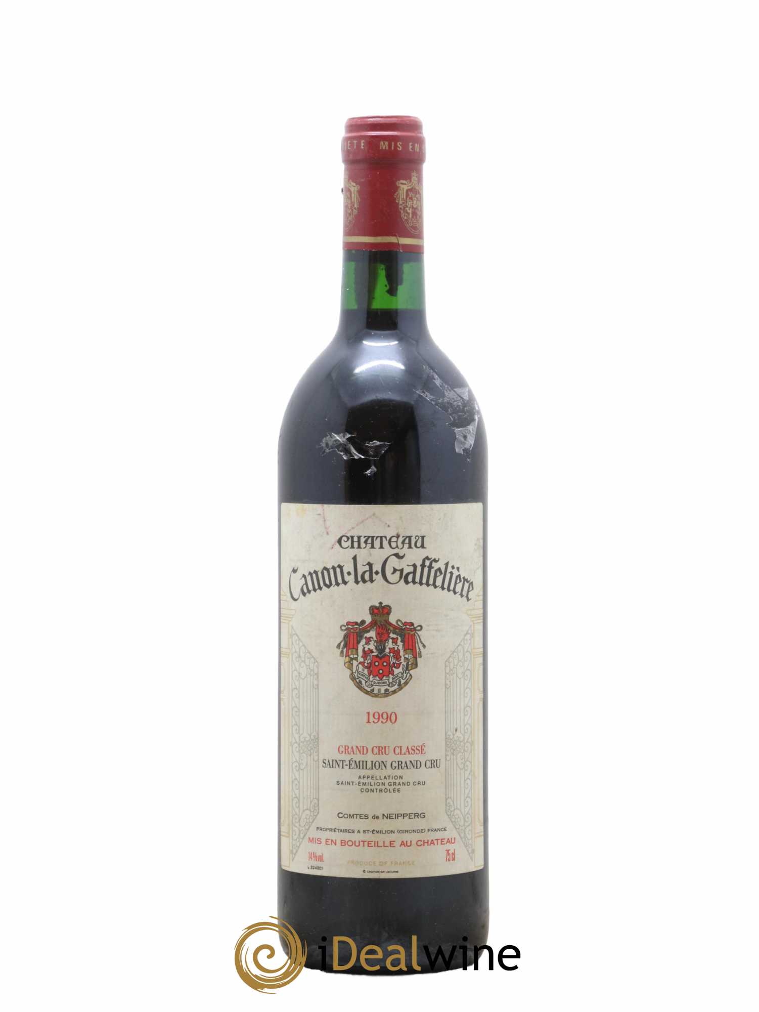Château Canon la Gaffelière 1er Grand Cru Classé B 1990 - Lot de 1 bouteille - 0