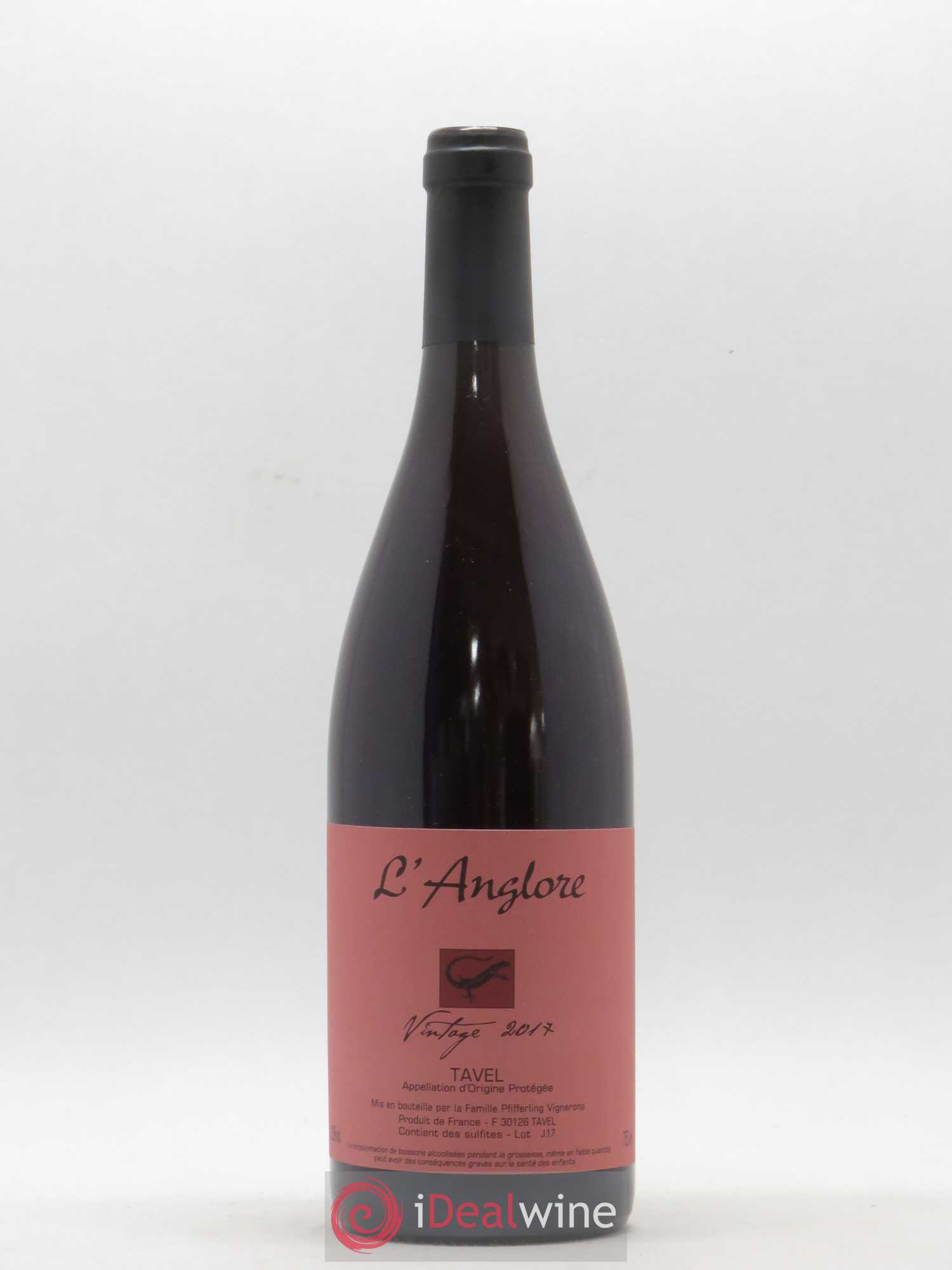 Tavel Vintage L'Anglore (senza prezzo di riserva) 2017 - Lotto di 1 bottiglia - 0