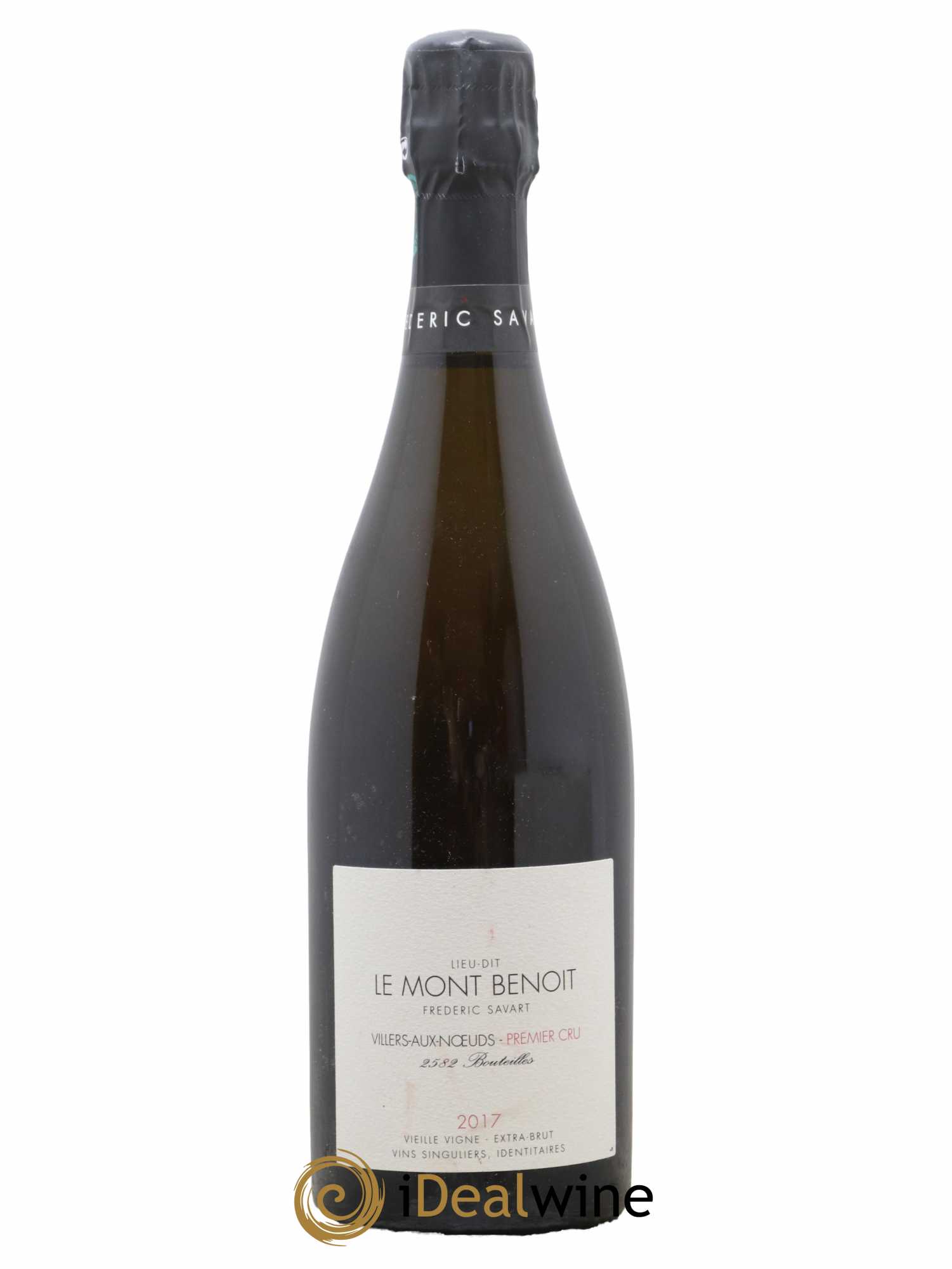 Le Mont Benoit 1er Cru Extra-Brut Vieille Vigne Savart 2017 - Lot de 1 bouteille - 0