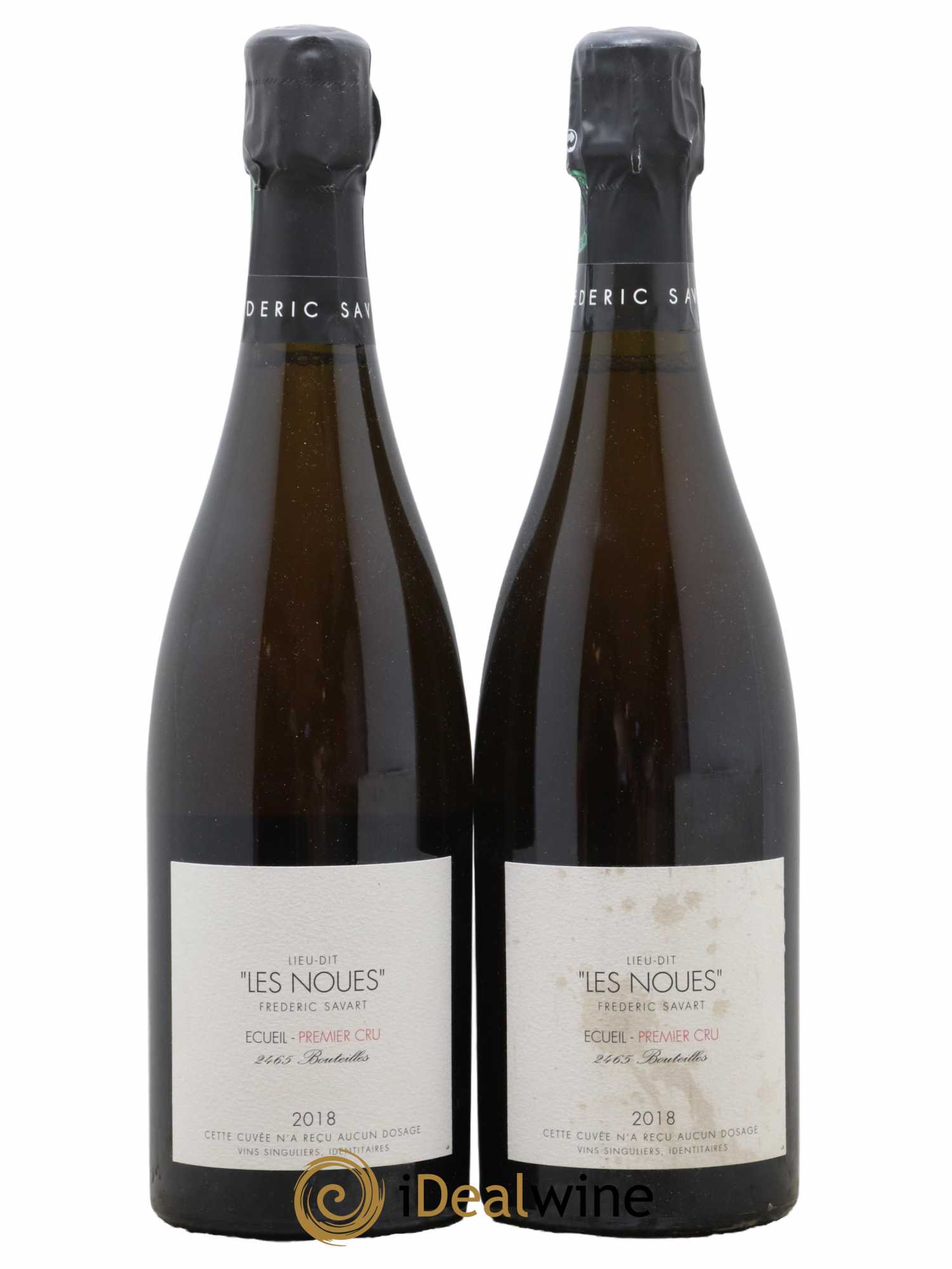 Les Noues 1er Cru Extra-Brut Savart 2018 - Lot de 2 bouteilles - 0