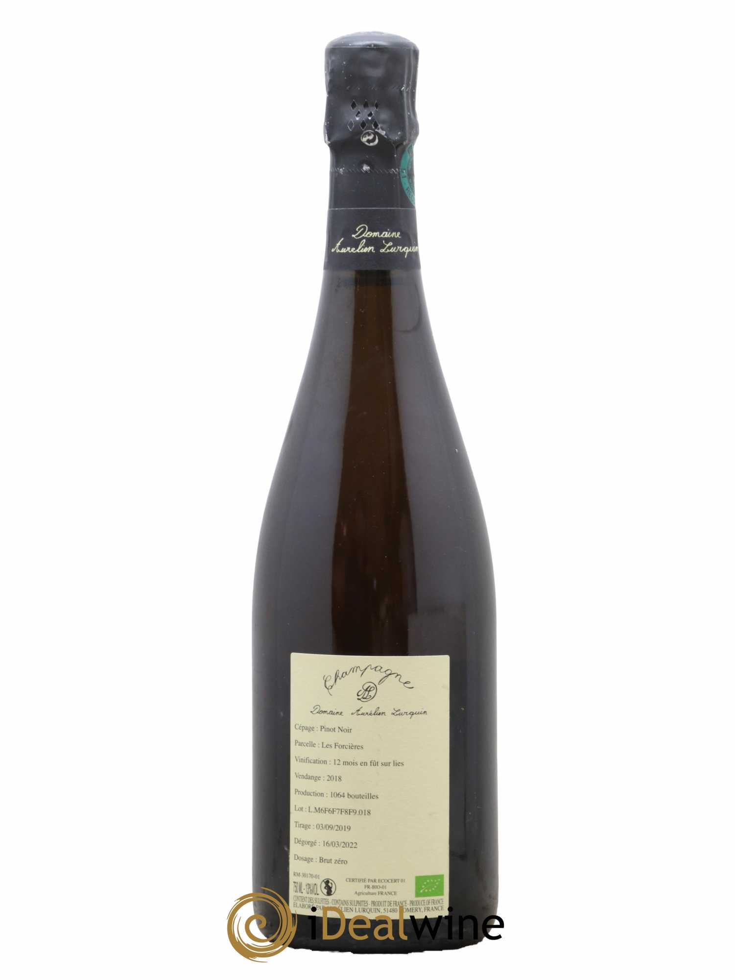 Pinot Noir Les Forcières Aurélien Lurquin 2018 - Lot de 1 bouteille - 1