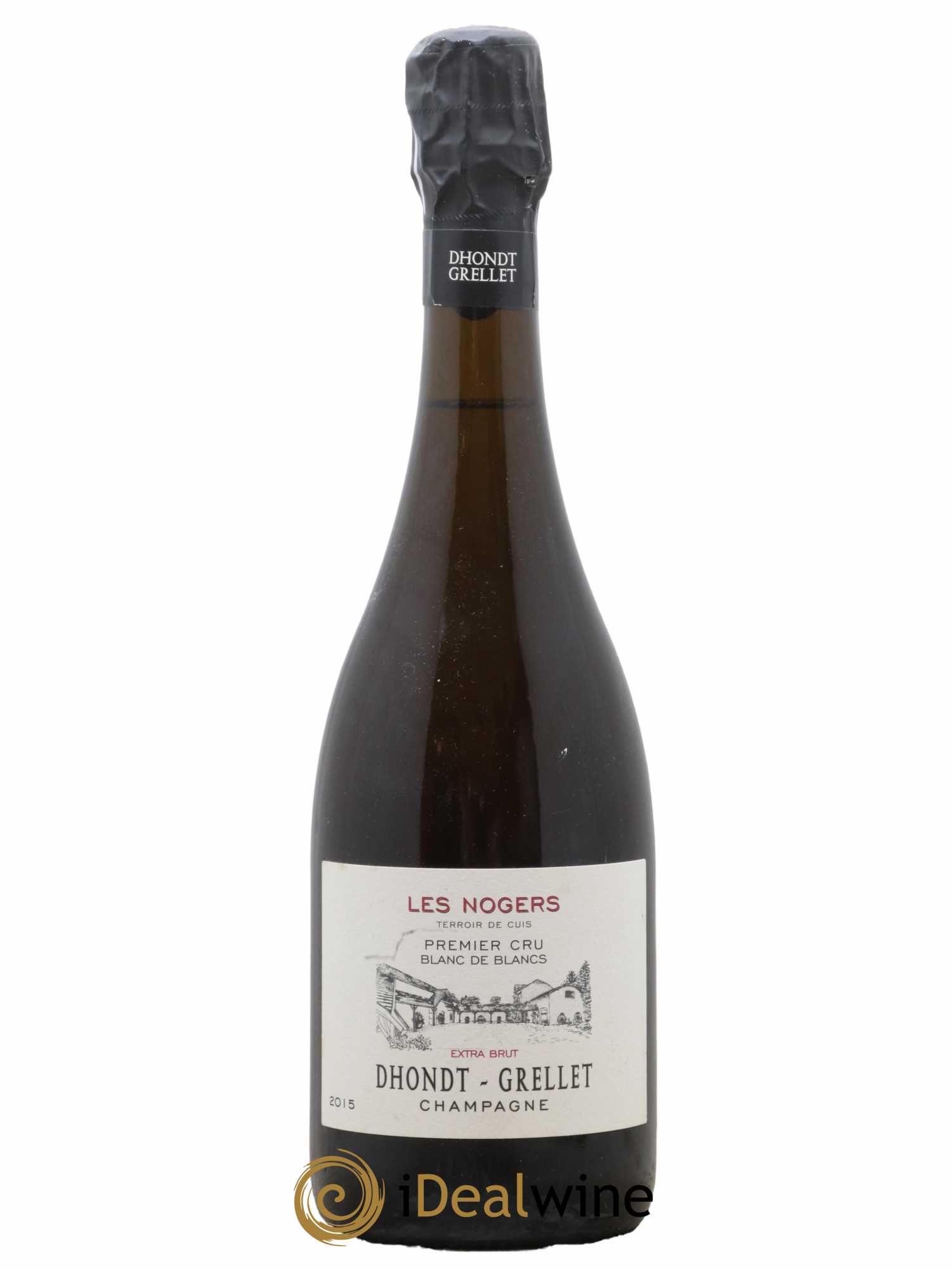 Les Nogers-Premier cru Blanc de Blancs Dhondt Grellet 2015 - Lot de 1 bouteille - 0
