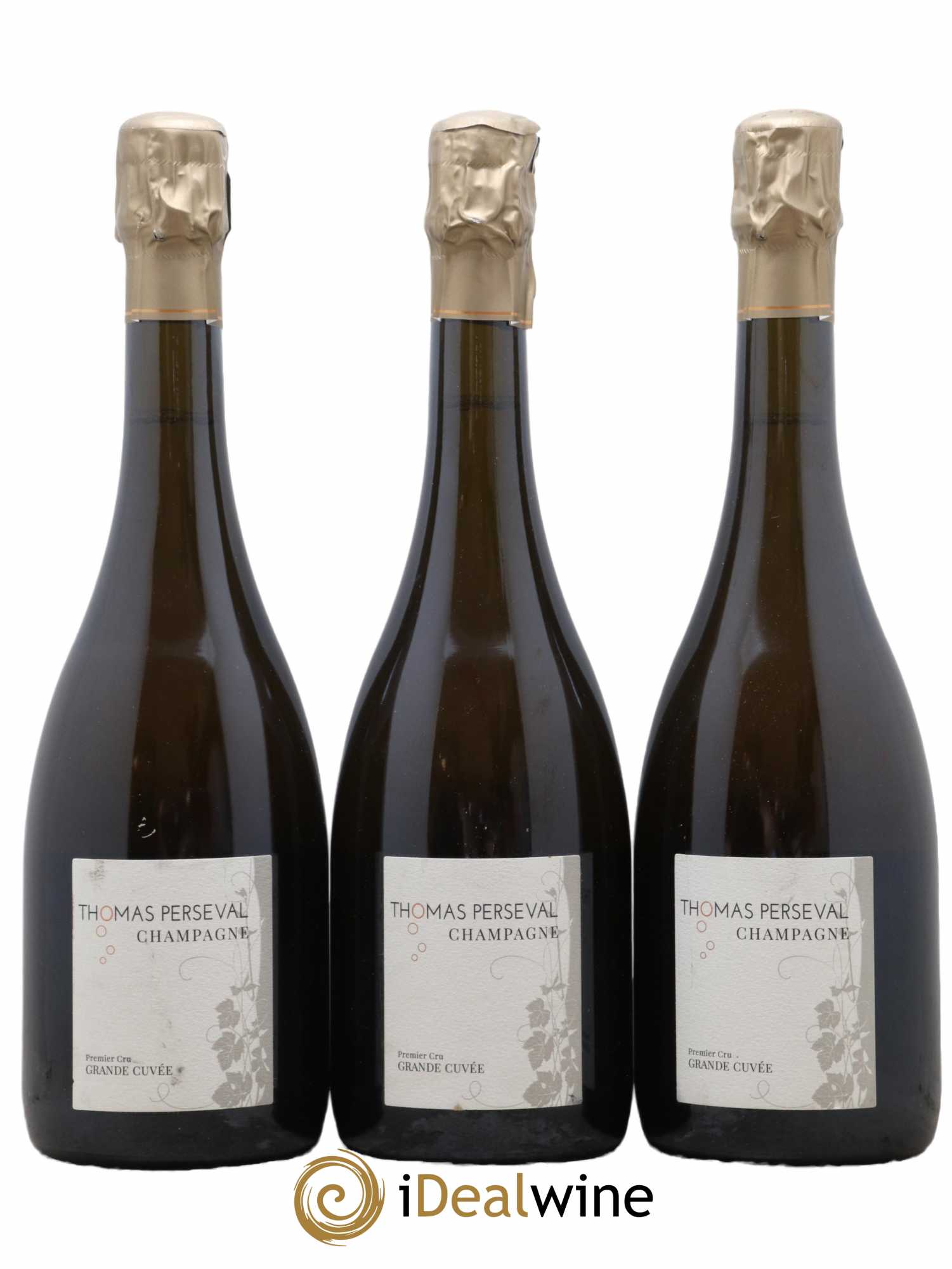 Champagne 1er Cru Grande Cuvée Thomas Perseval 2015 - Lot de 3 bouteilles - 0