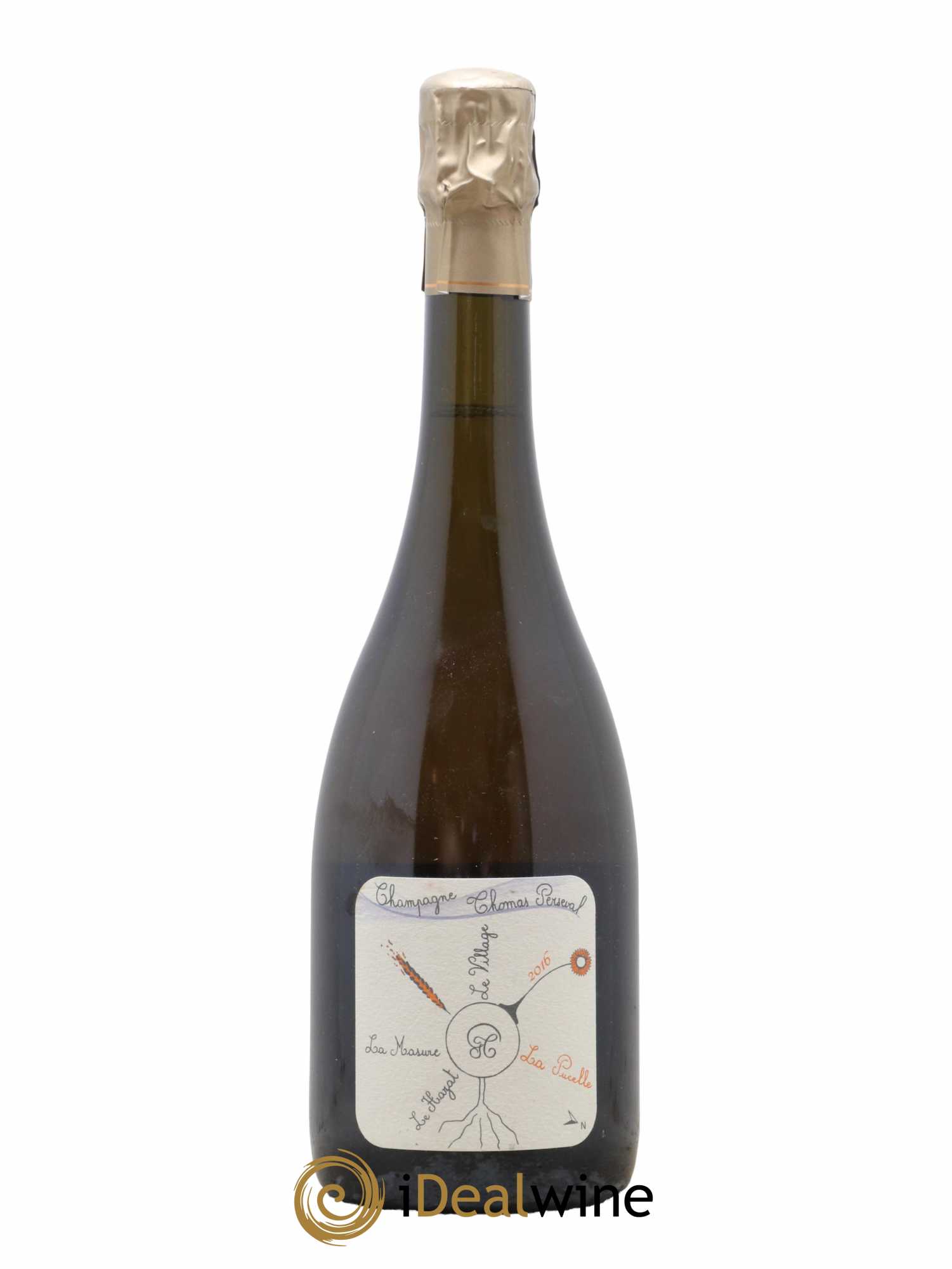 La Pucelle Brut Nature Thomas Perseval 2016 - Lot de 1 bouteille - 0