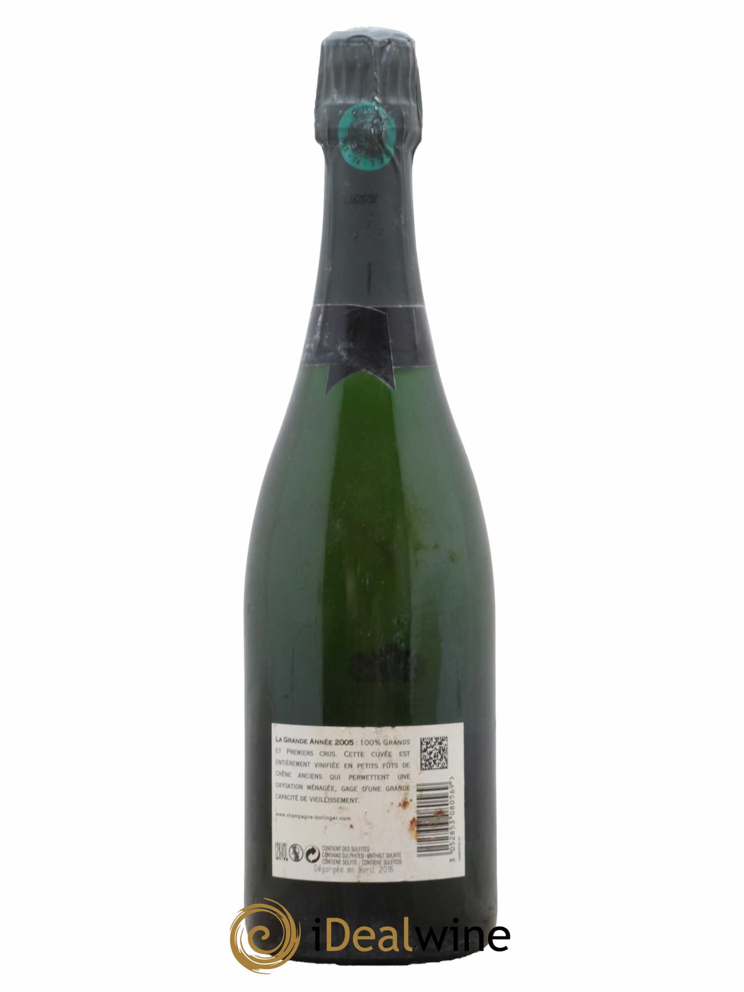 La Grande Année Brut Bollinger 2005 - Lot de 1 bouteille - 1