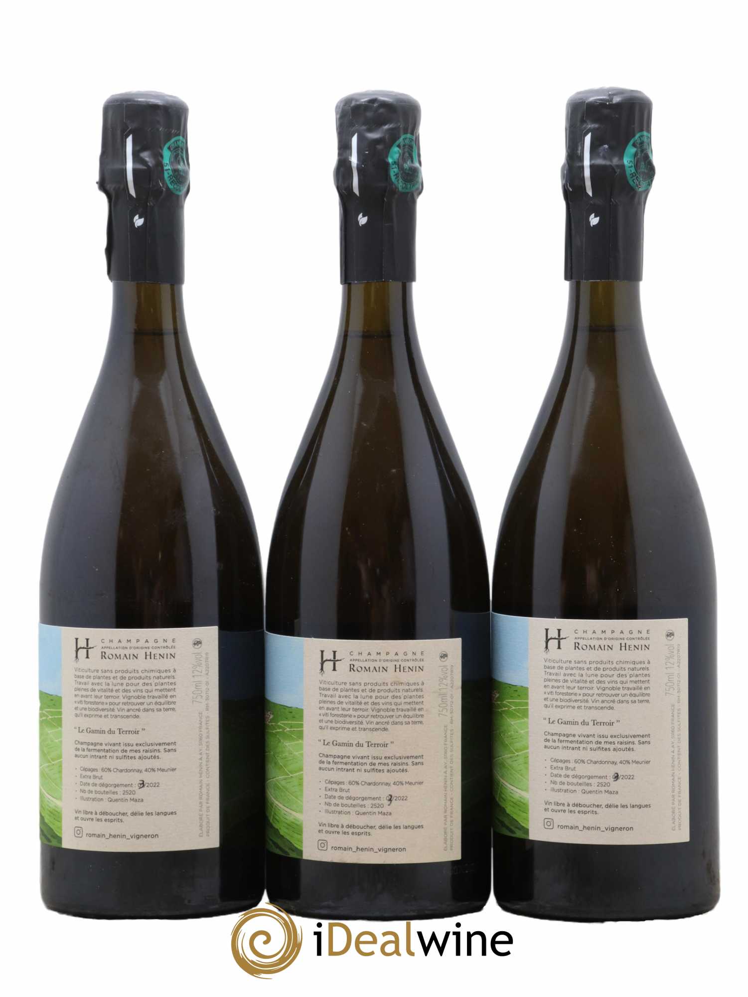 Gamin du Terroir Romain Henin - Lot de 3 bouteilles - 1