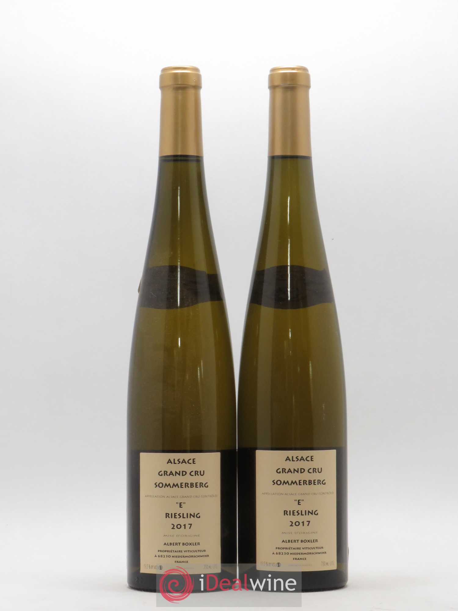 Riesling Grand Cru Sommerberg Albert Boxler 2017 - Lot de 2 bouteilles - 1