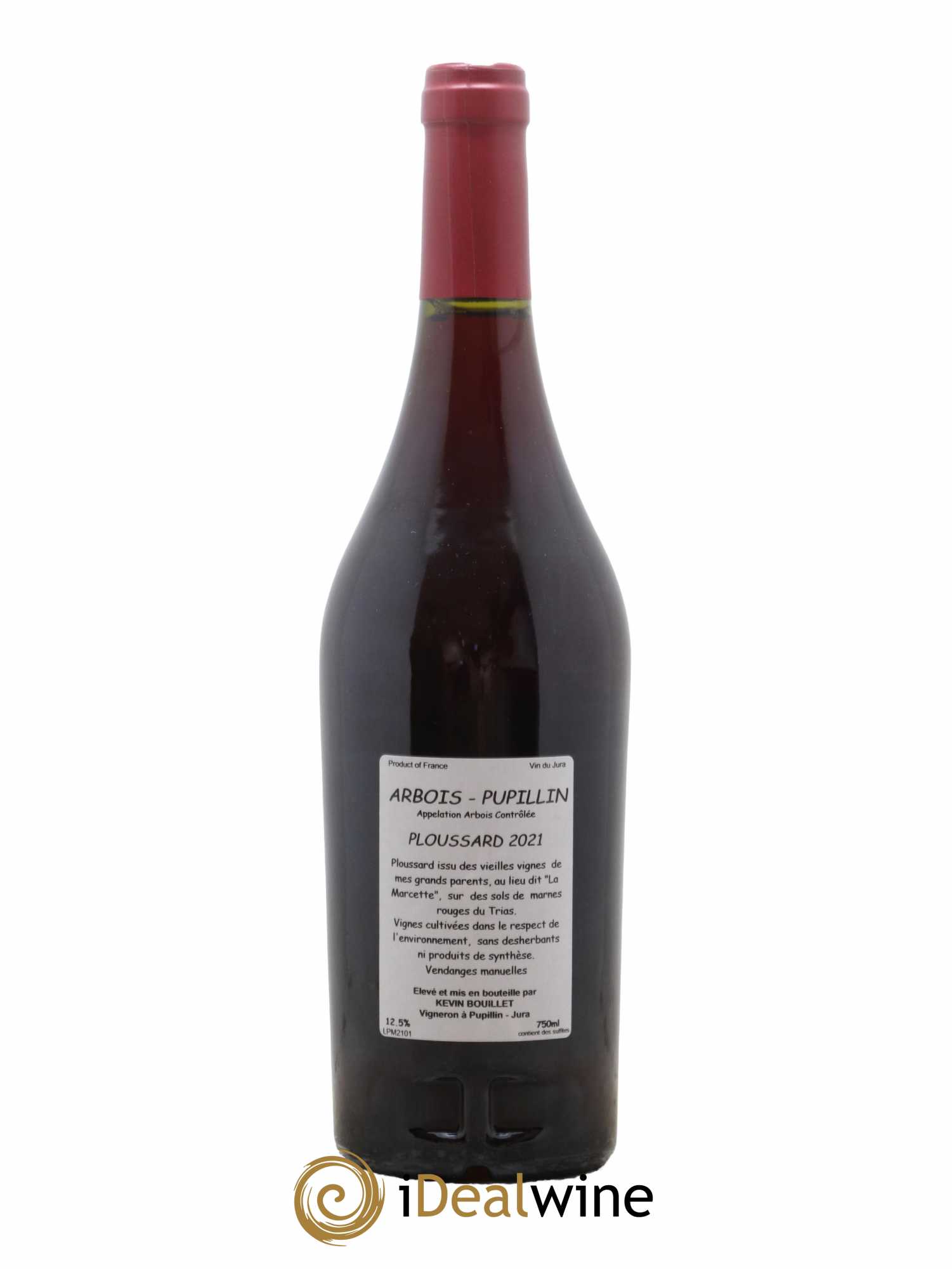 Arbois Pupillin La Marcette Ploussard Kevin Bouillet 2021 - Lot de 1 bouteille - 1