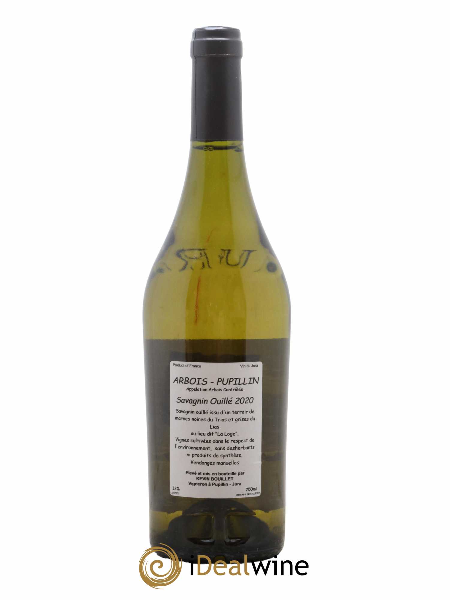 Arbois Savagnin Ouille Kevin Bouillet 2020 - Lot de 1 bouteille - 1