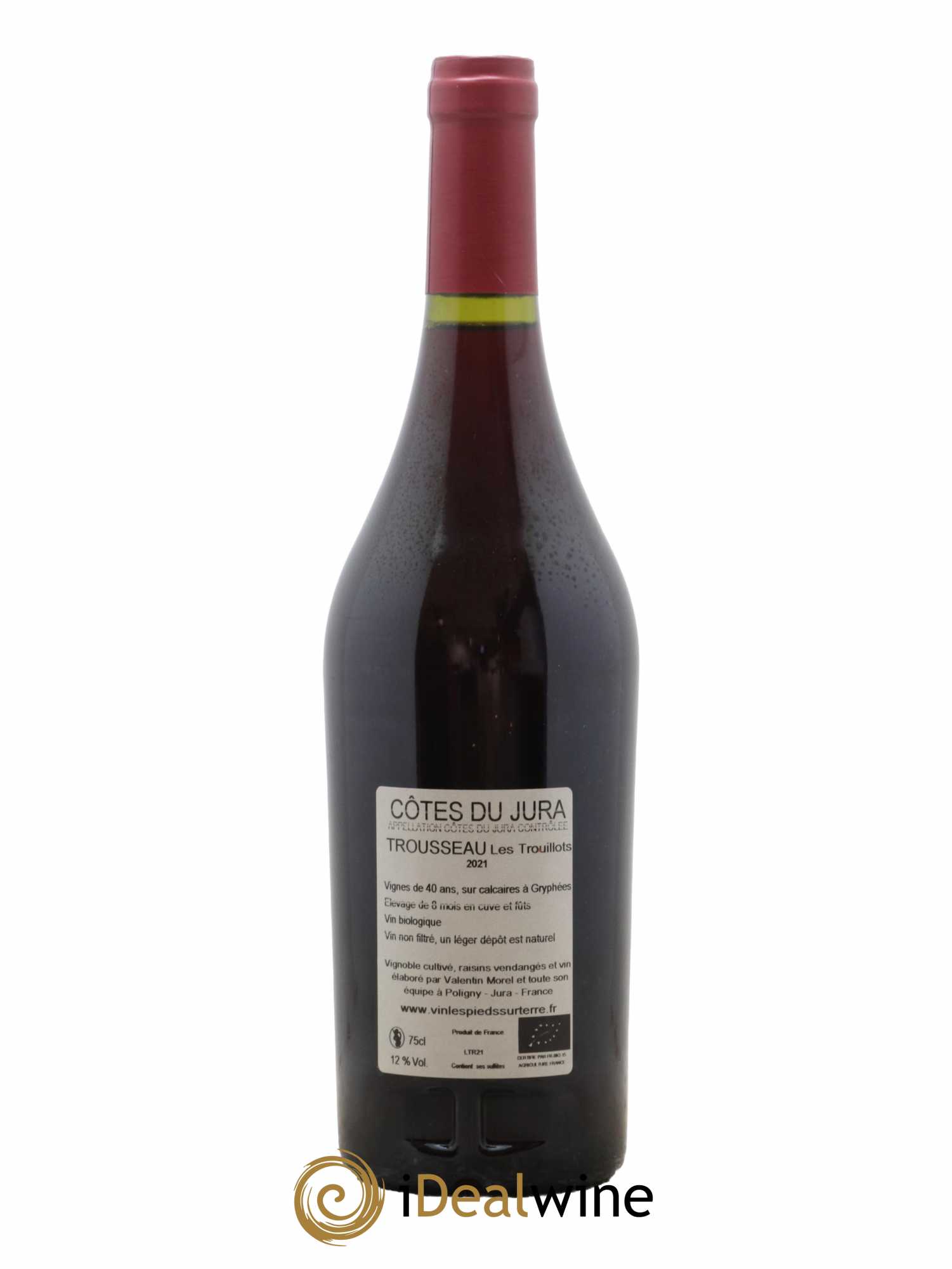 Côtes du Jura Les Trouillots Trousseau Valentin Morel 2021 - Lot de 1 bouteille - 1