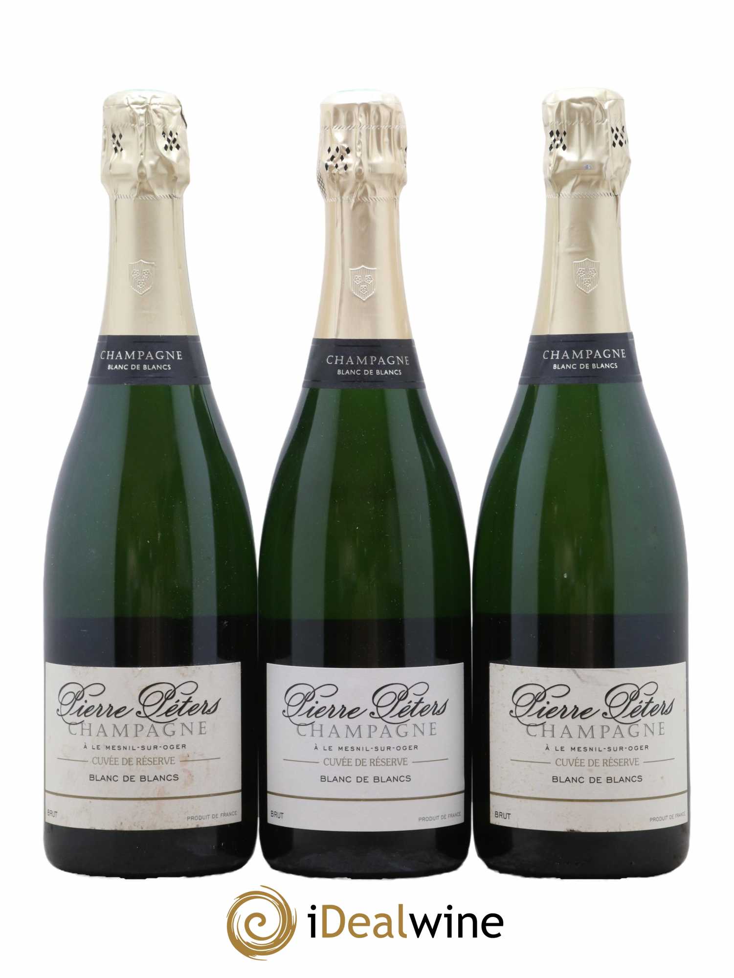 Blanc de Blancs Cuvée de Réserve Grand Cru Brut Pierre Péters - Lot de 3 bouteilles - 0