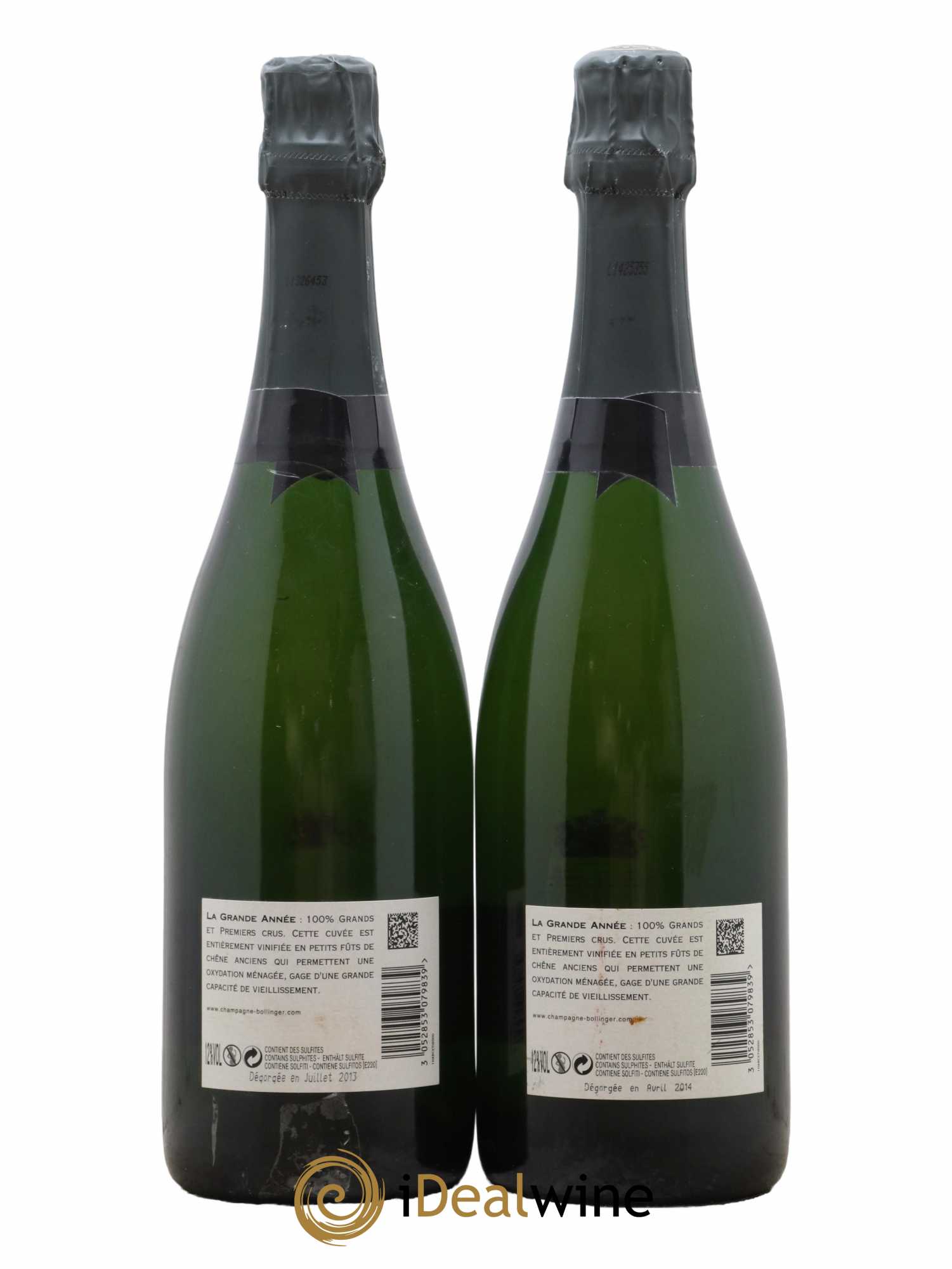 La Grande Année Brut Bollinger 2004 - Lot de 2 bouteilles - 1