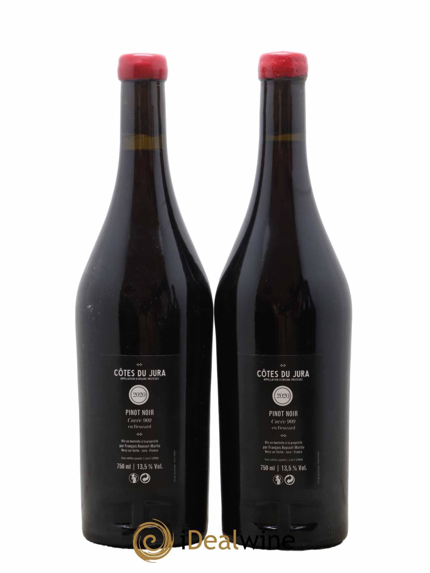 Côtes du Jura 909 François Rousset Martin 2020 - Lot de 2 bouteilles - 1