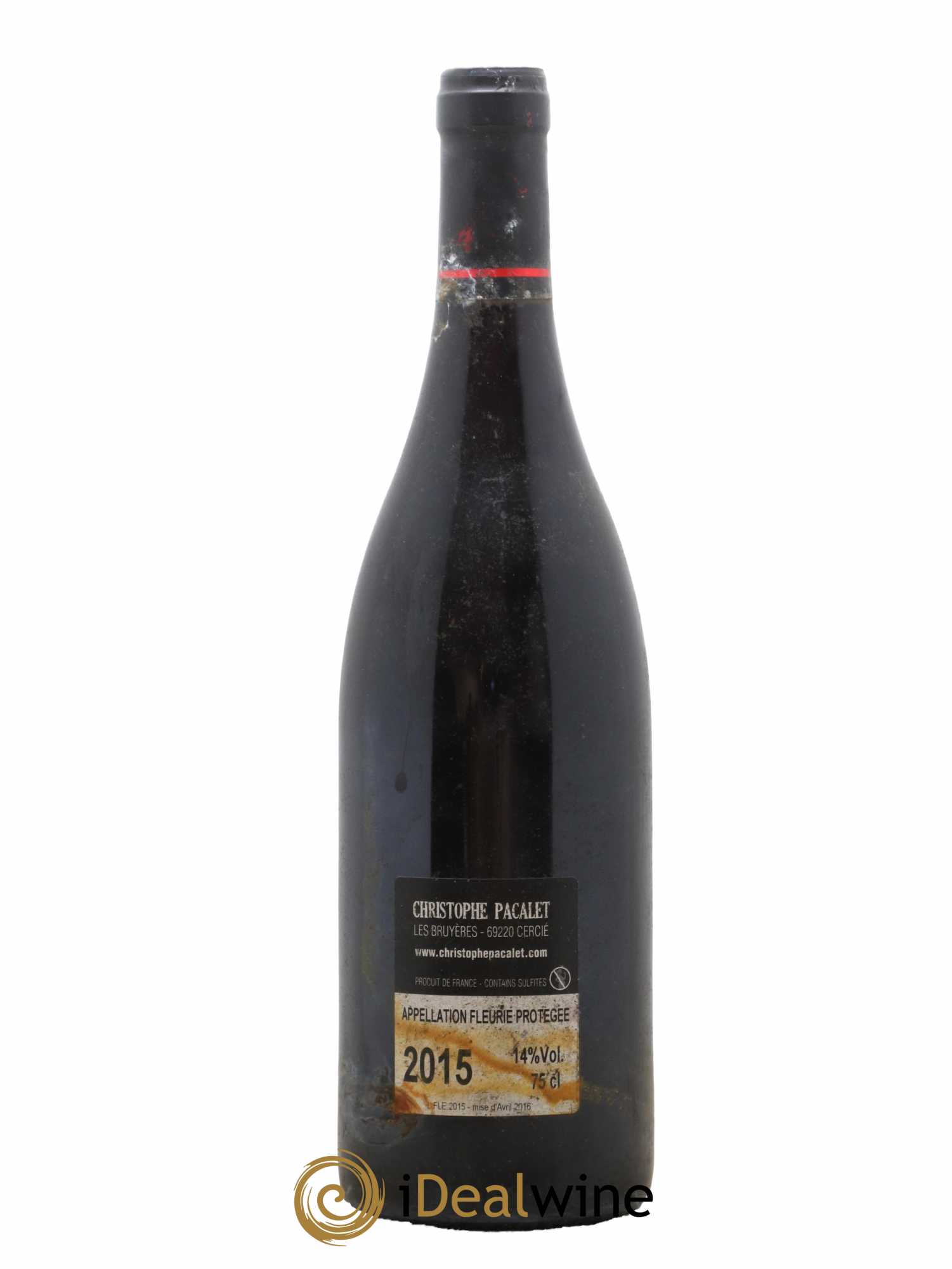Fleurie Christophe Pacalet 2015 - Lot de 1 bouteille - 1