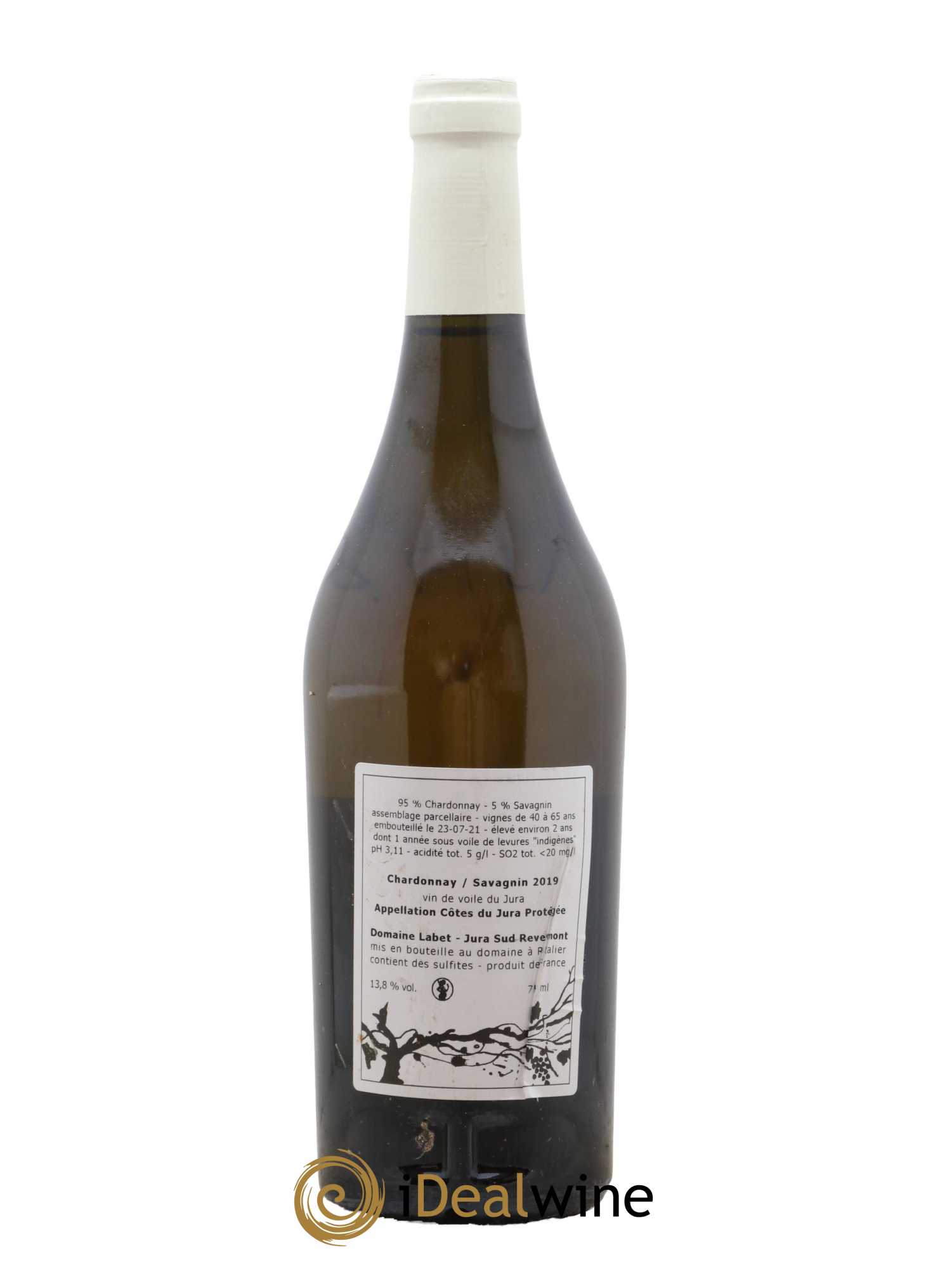 Côtes du Jura Vin de Voile Chardonnay-Savagnin cuvée de garde Romain - Julien  - Charline Labet 2019 - Posten von 1 Flasche - 1
