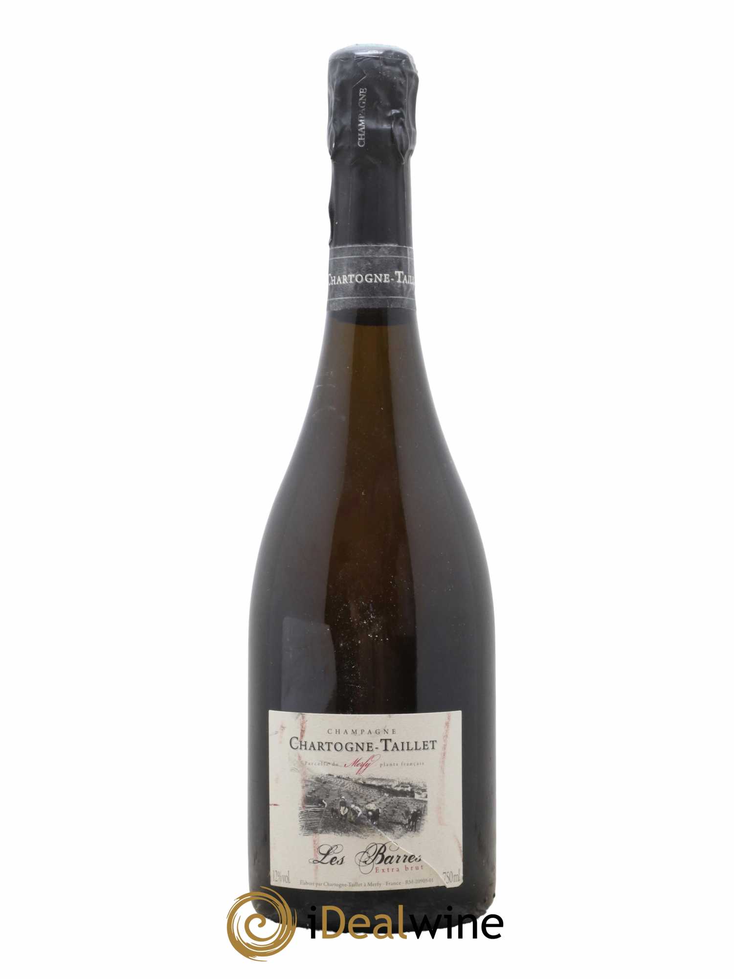 Champagne Les Barres Chartogne Taillet 2012 - Lot de 1 bouteille - 0