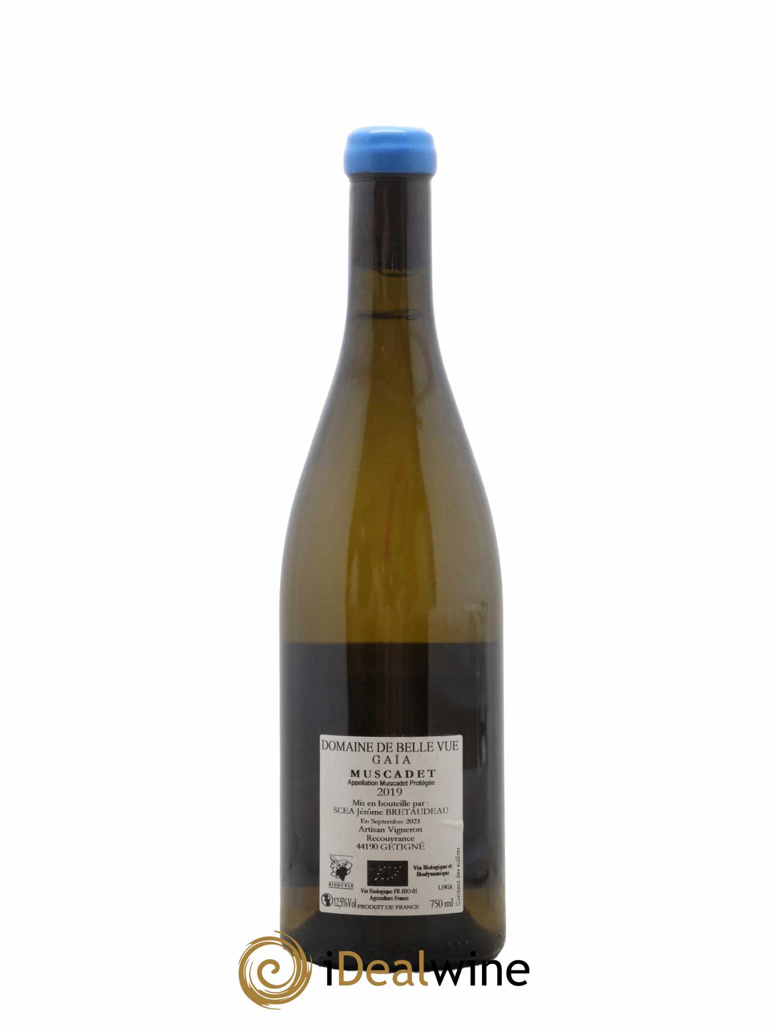 Muscadet-Sèvre-et-Maine Gaia Jérôme Bretaudeau - Domaine de Bellevue 2019 - Lot de 1 bouteille - 1