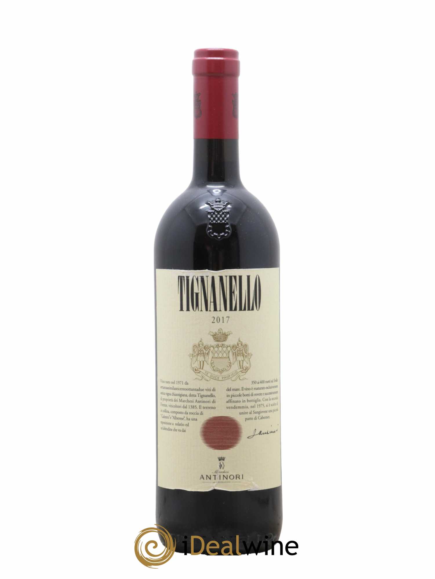 Toscana IGT Tignanello Tenuta Tignanello - Marchesi Antinori 2017 - Lot de 1 bouteille - 0