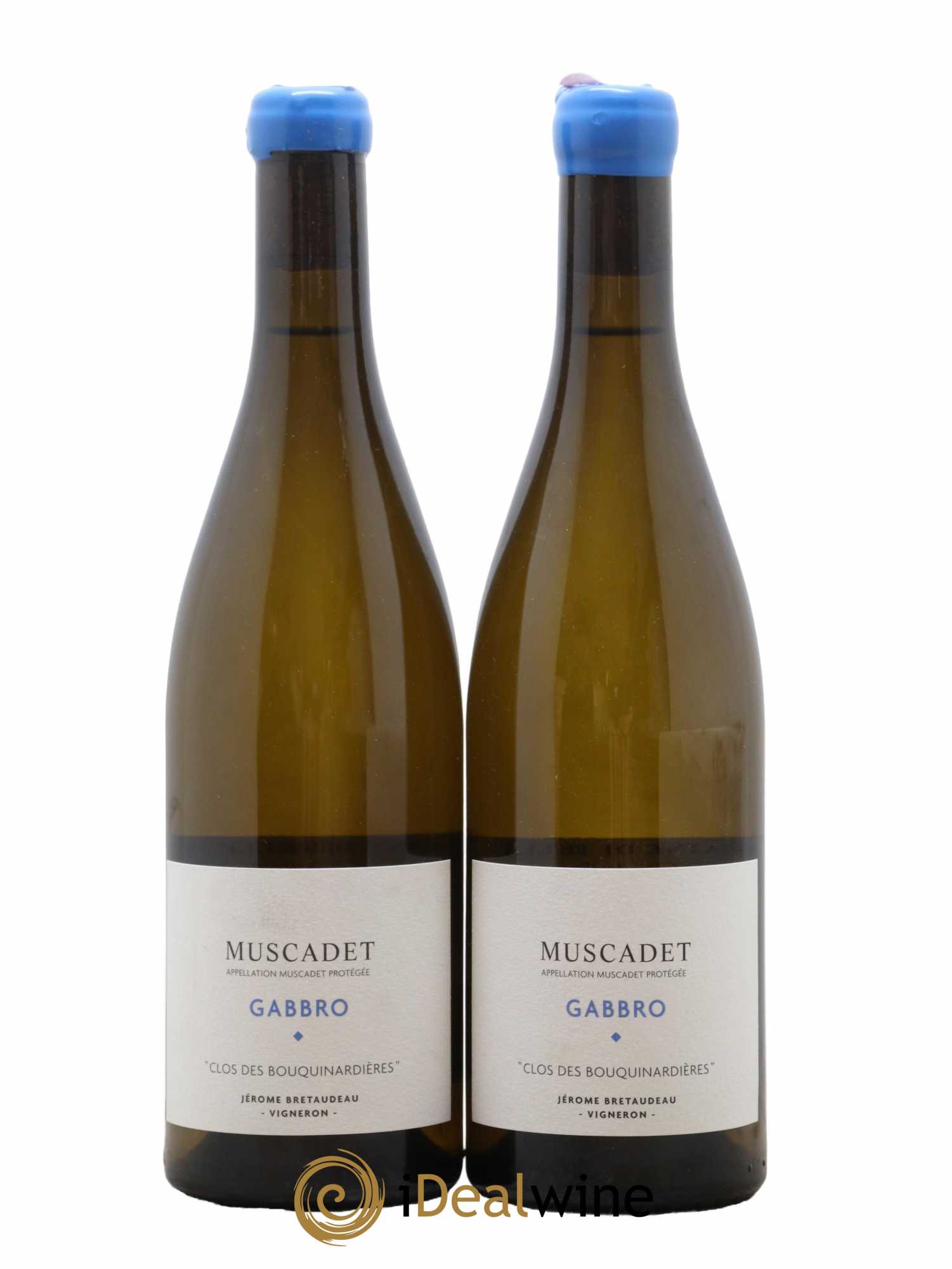 Muscadet-Sèvre-et-Maine Gabbro Clos des Bouquinardières Jérôme Bretaudeau - Domaine de Bellevue 2021 - Lot de 2 bouteilles - 0