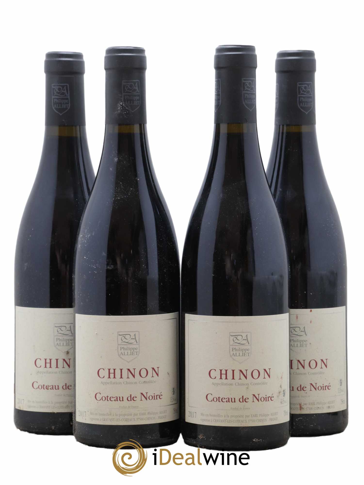 Chinon Coteau de Noiré Philippe Alliet 2017 - Lot de 4 bouteilles - 0