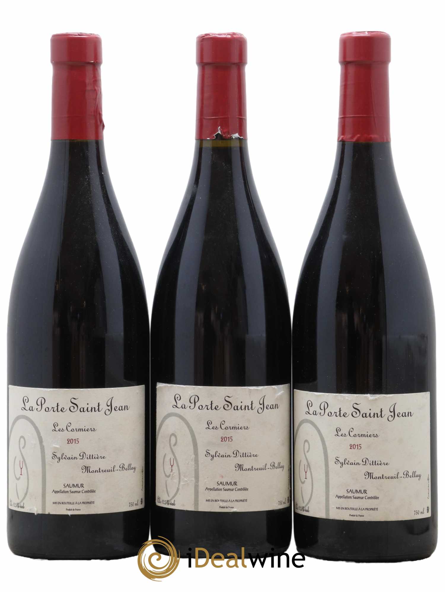Saumur Les Cormiers La Porte Saint Jean 2015 - Lot de 3 bouteilles - 0