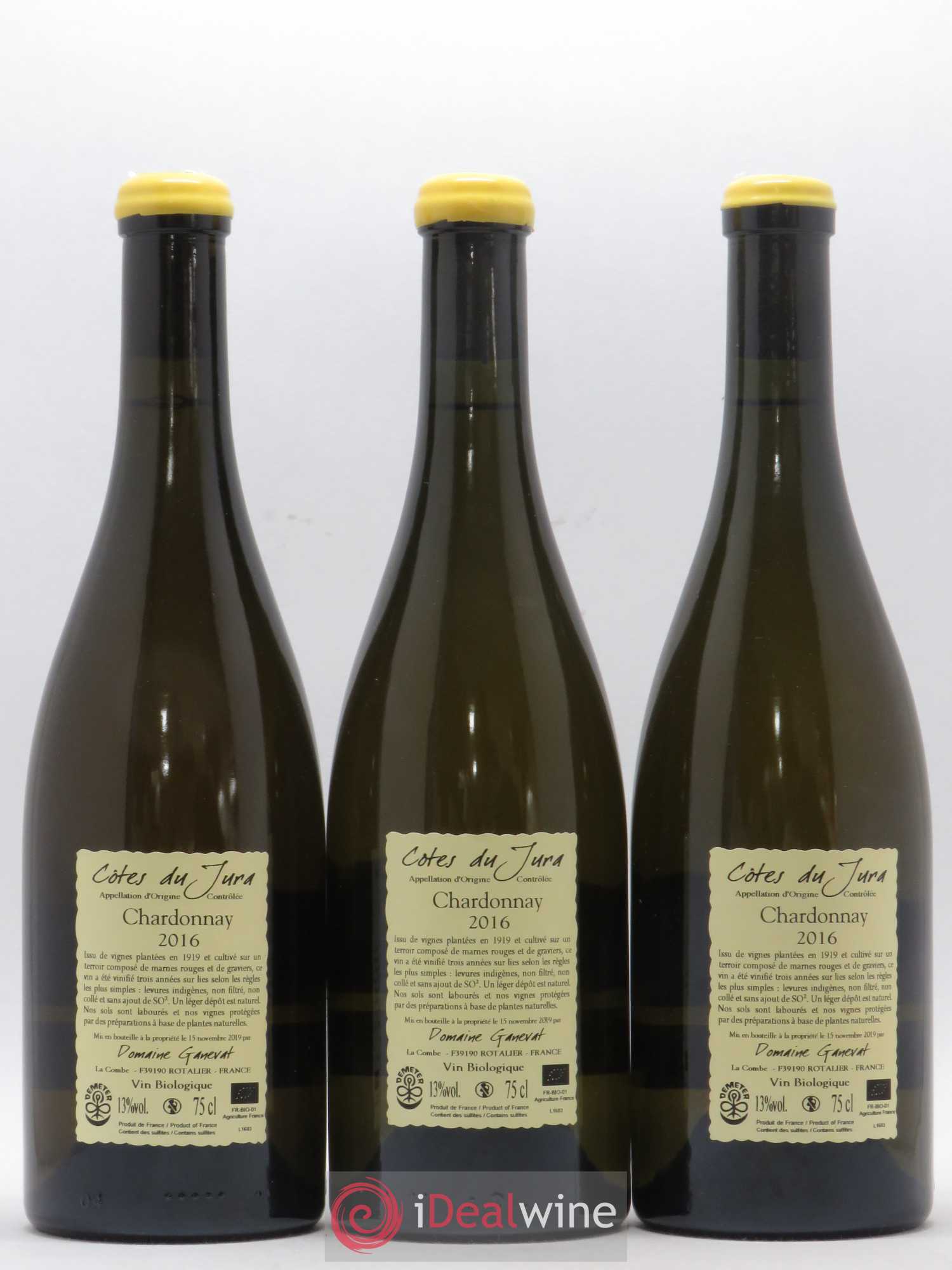 Côtes du Jura Les Grands Teppes Vieilles Vignes Jean-François Ganevat (Domaine) 2016 - Lot de 3 bouteilles - 1