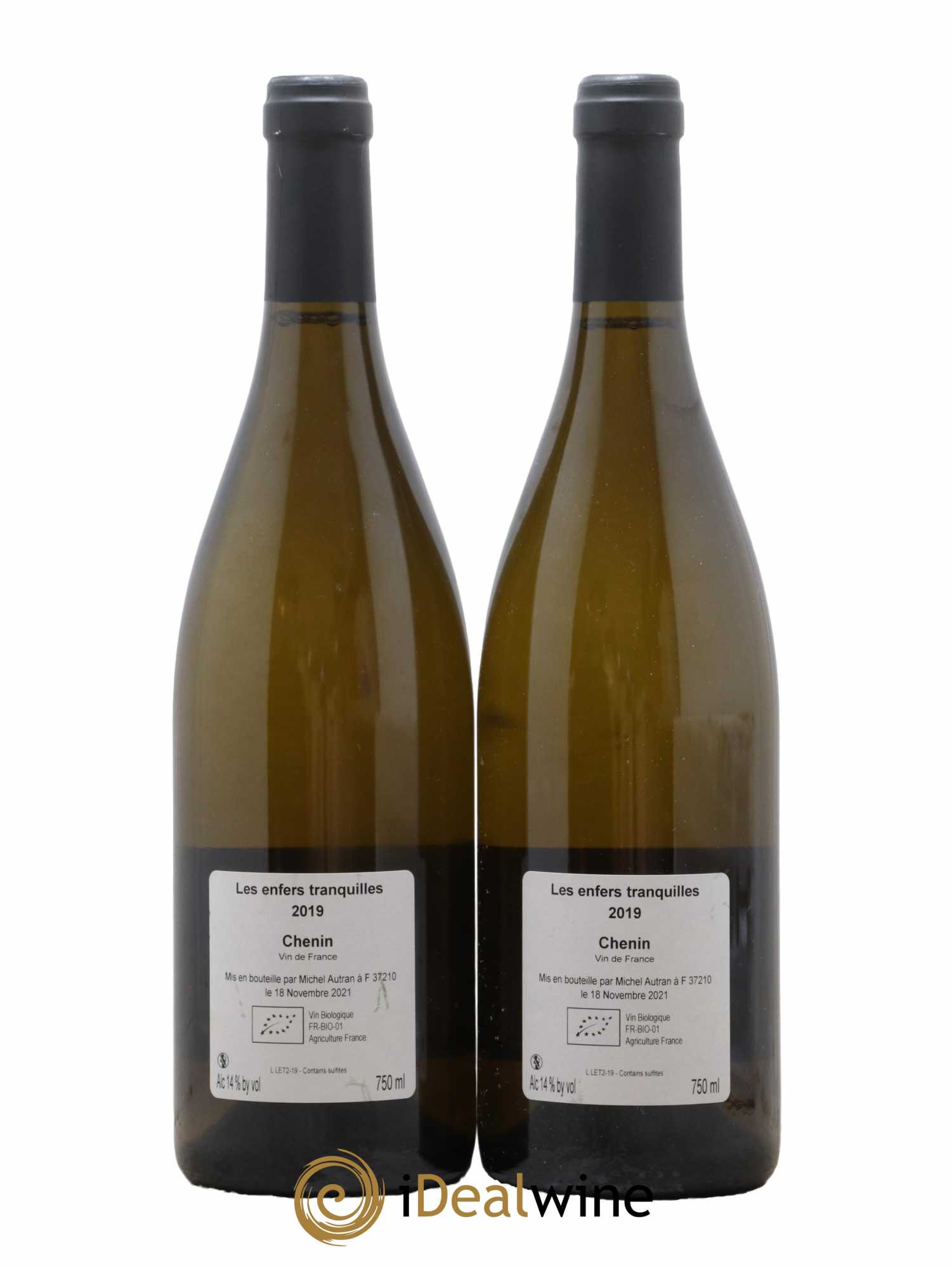 Vin de France Les Enfers Tranquilles Michel Autran 2019 - Lot de 2 bouteilles - 1