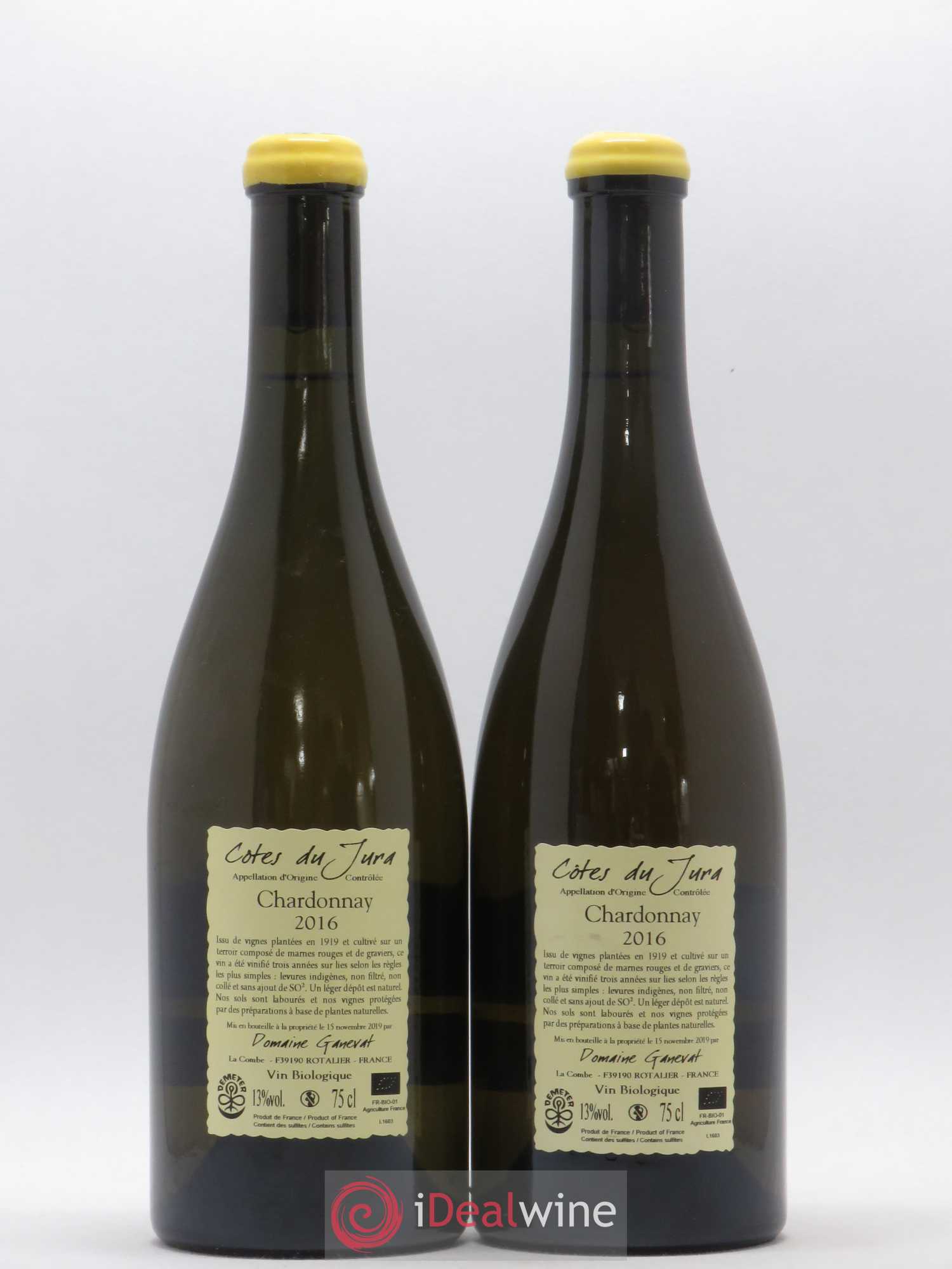 Côtes du Jura Les Grands Teppes Vieilles Vignes Jean-François Ganevat (Domaine) 2016 - Lot de 2 bouteilles - 1