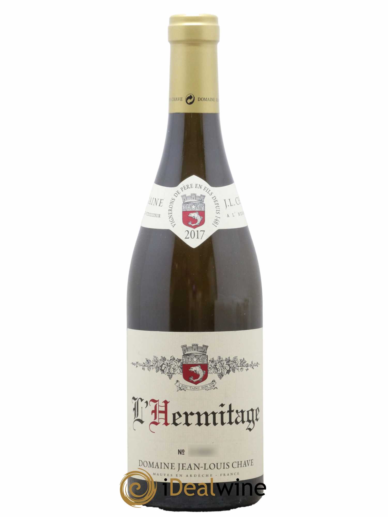 Hermitage Jean-Louis Chave 2017 - Lot de 1 bouteille - 0