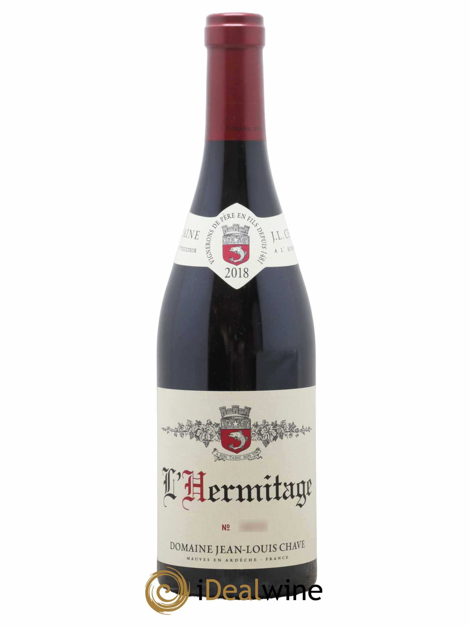 Hermitage Jean-Louis Chave 2018 - Lot de 1 bouteille - 0