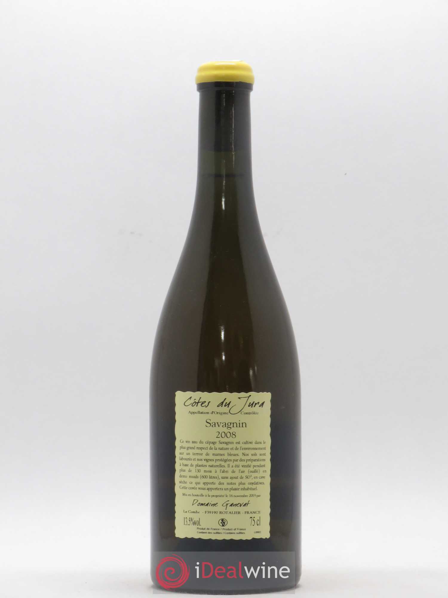 Côtes du Jura Les Vignes de mon Père Jean-François Ganevat (Domaine) 2008 - Lot de 1 bouteille - 1