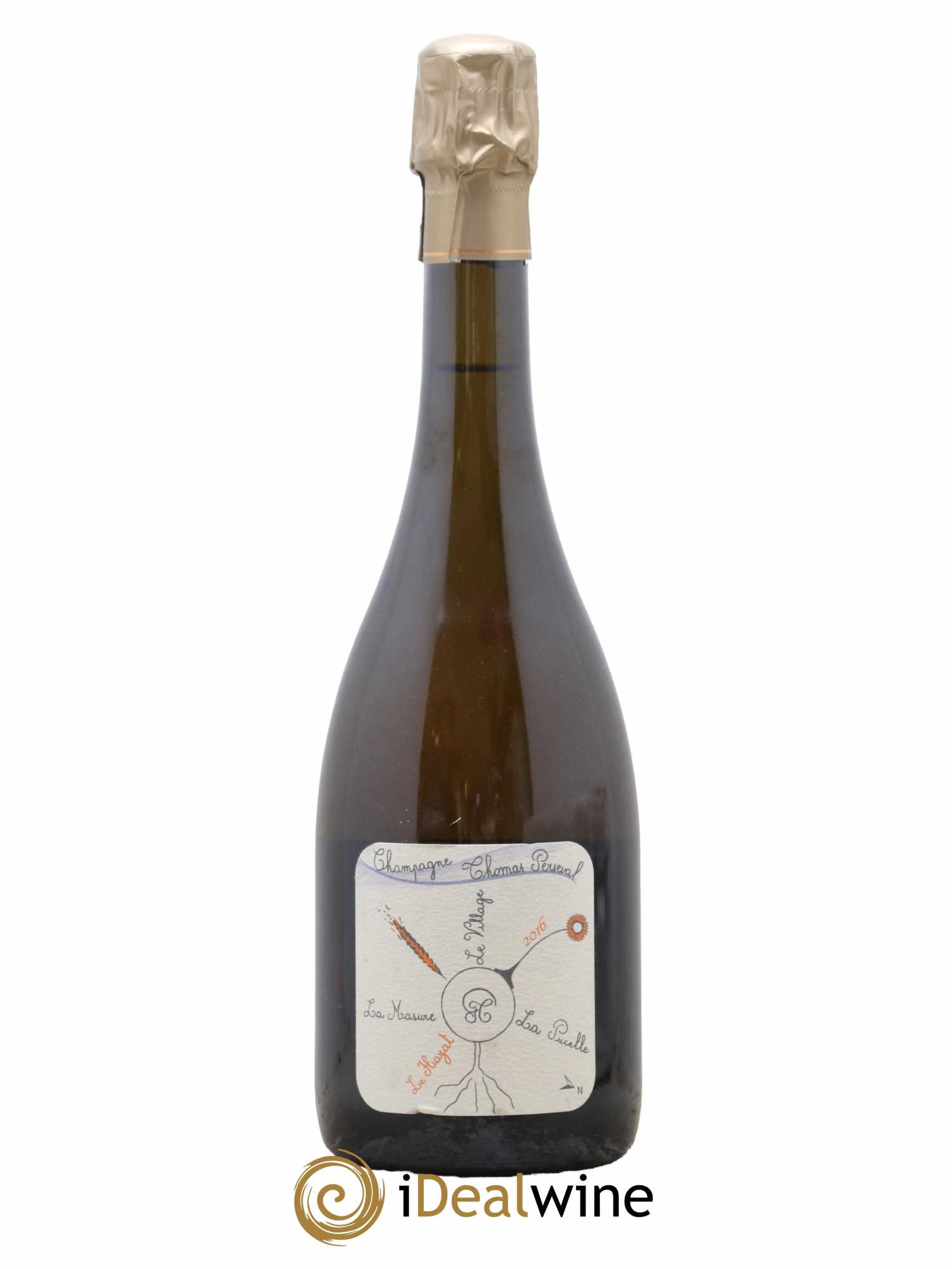 Champagne Le Hazat Thomas Perceval 2016 - Lot de 1 bouteille - 0