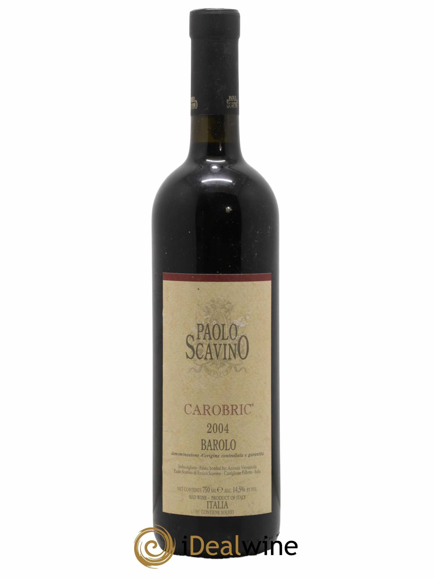 Barolo DOCG Carobric Paolo Scavino 2004 - Lot de 1 bouteille - 0