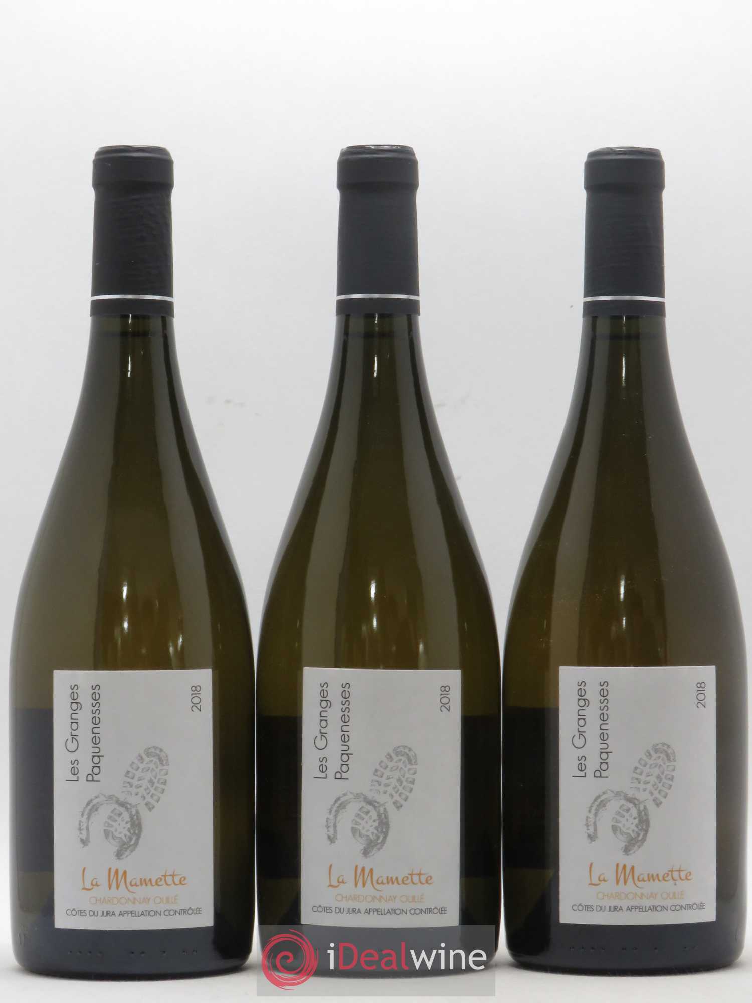 Côtes du Jura Chardonnay La Mamette Les Granges Paquenesses 2018 - Lot de 3 bouteilles - 0