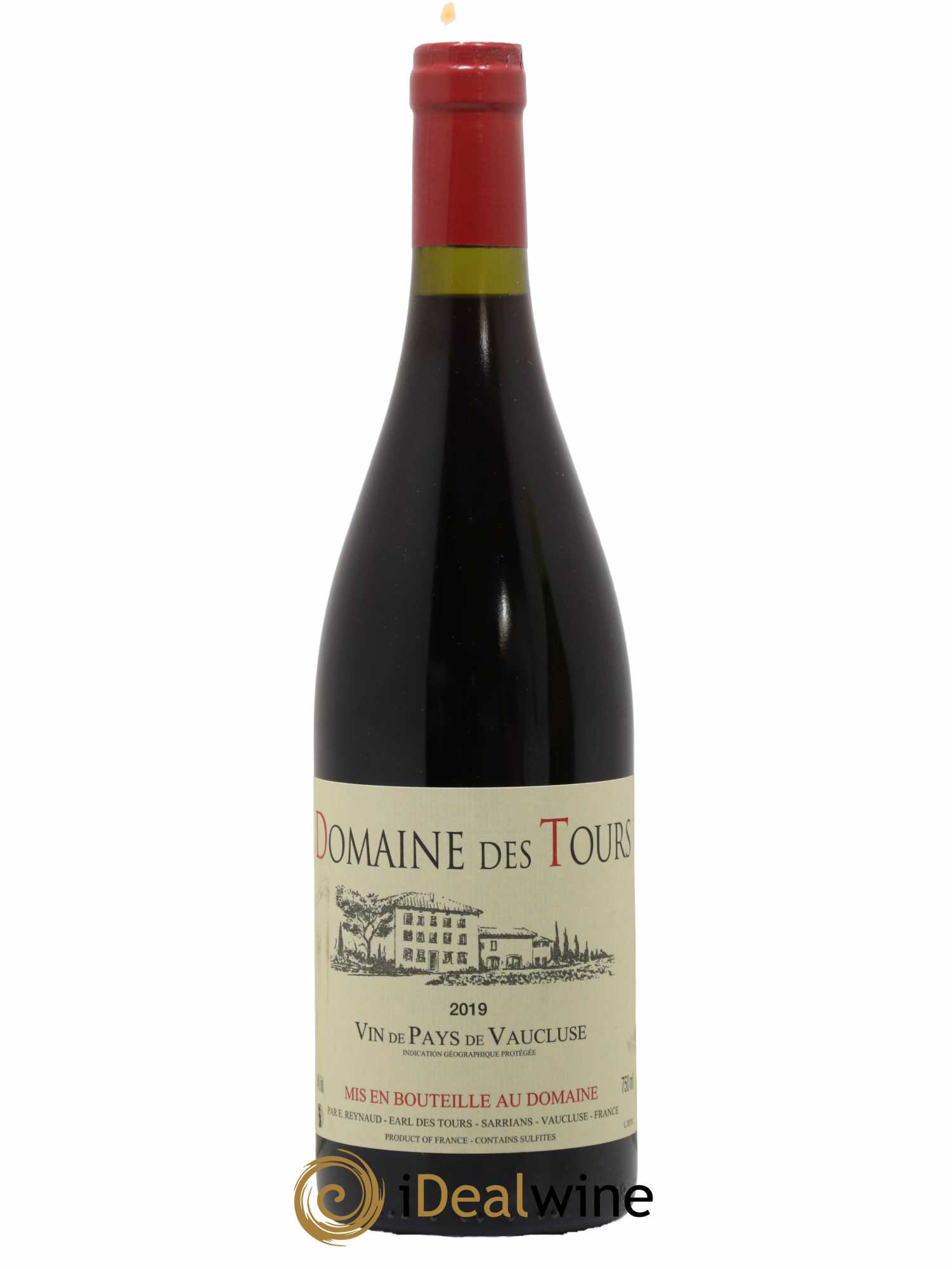 Vaucluse (Vin de Pays de Vaucluse) Domaine des Tours Emmanuel Reynaud 2019 - Lot de 1 bouteille - 0