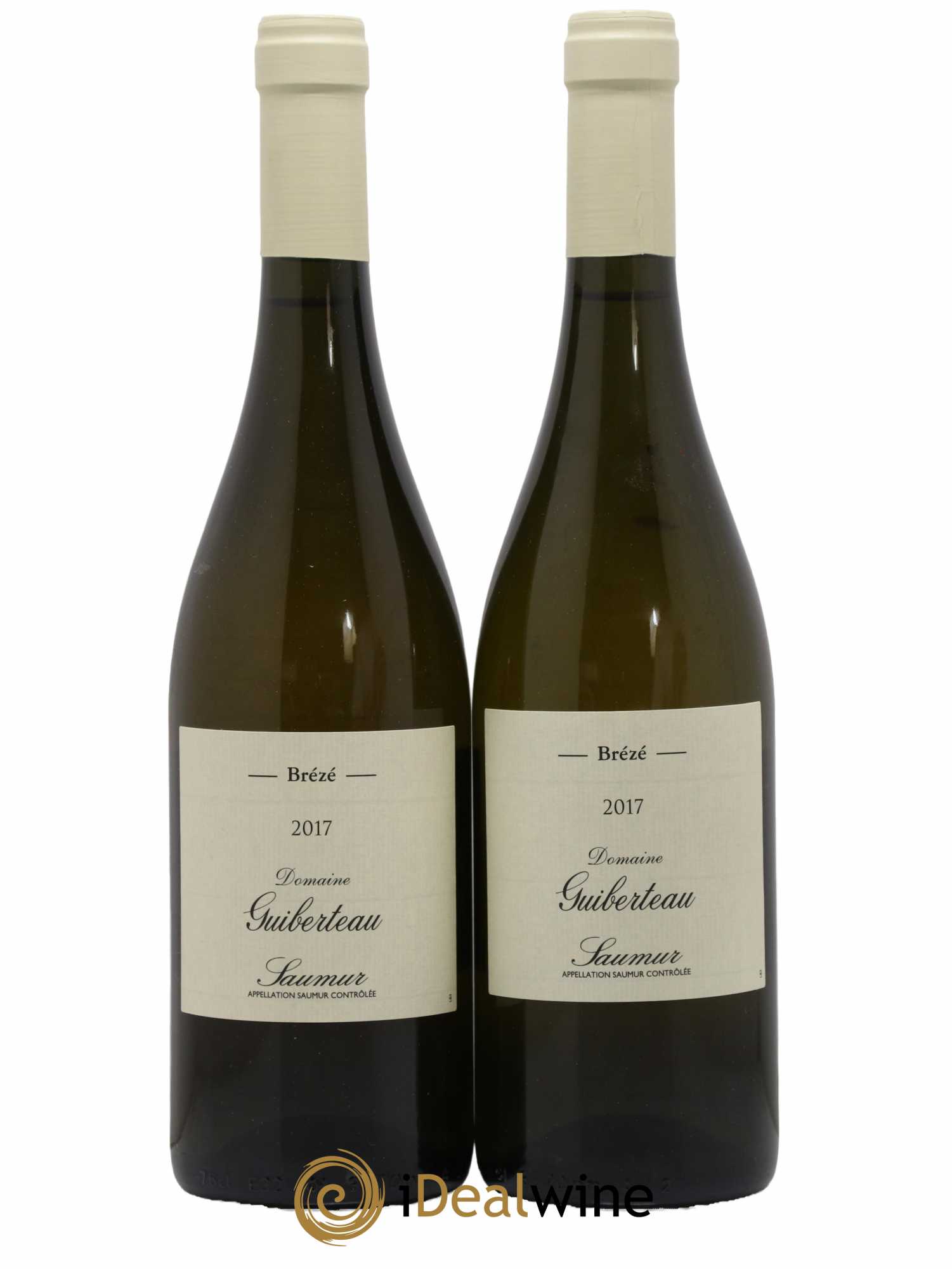 Saumur Brézé Domaine Guiberteau 2017 - Lot de 2 bouteilles - 0