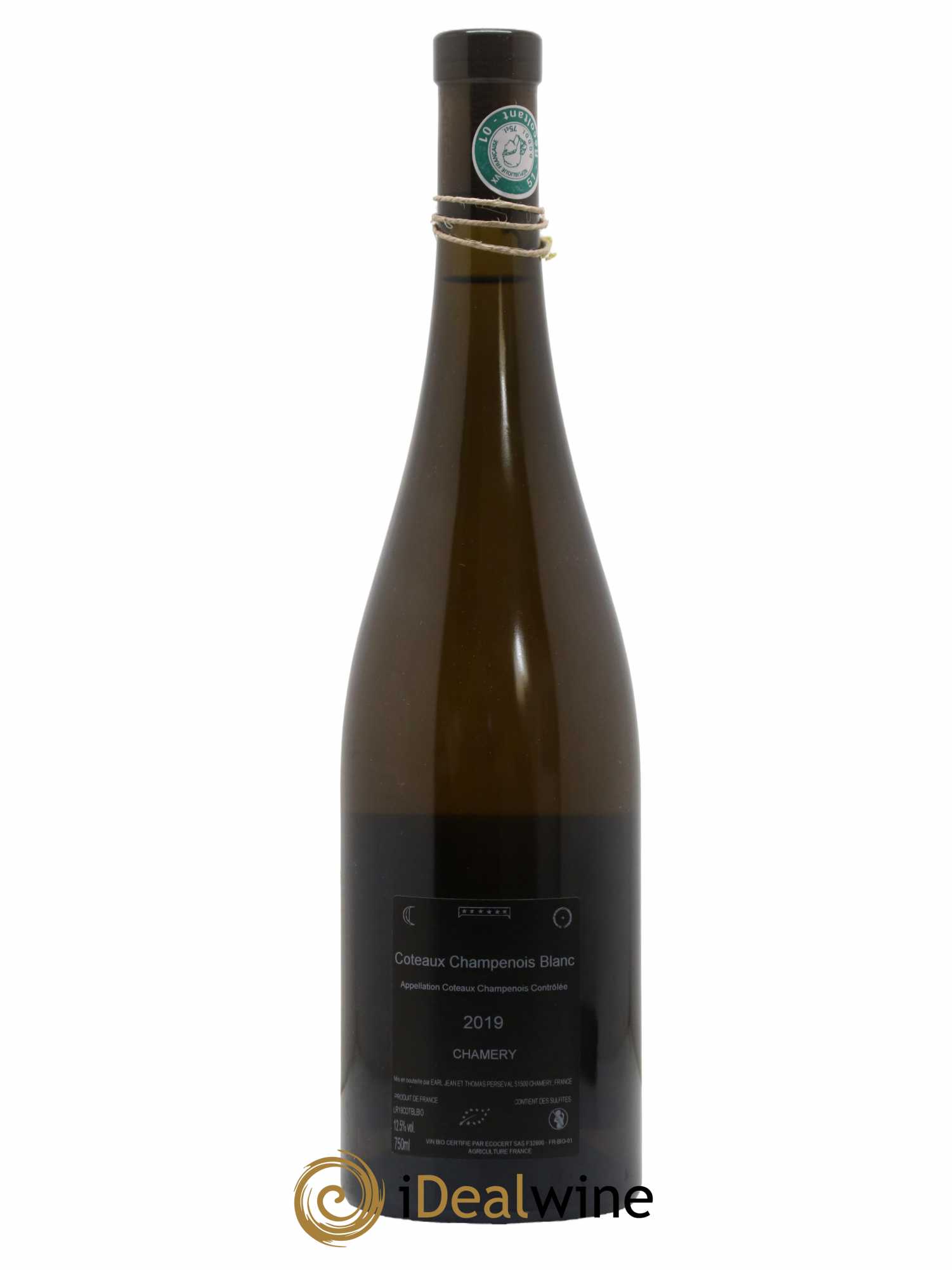 Coteaux Champenois Chamery Domaine Thomas Perseval 2019 - Lot de 1 bouteille - 1