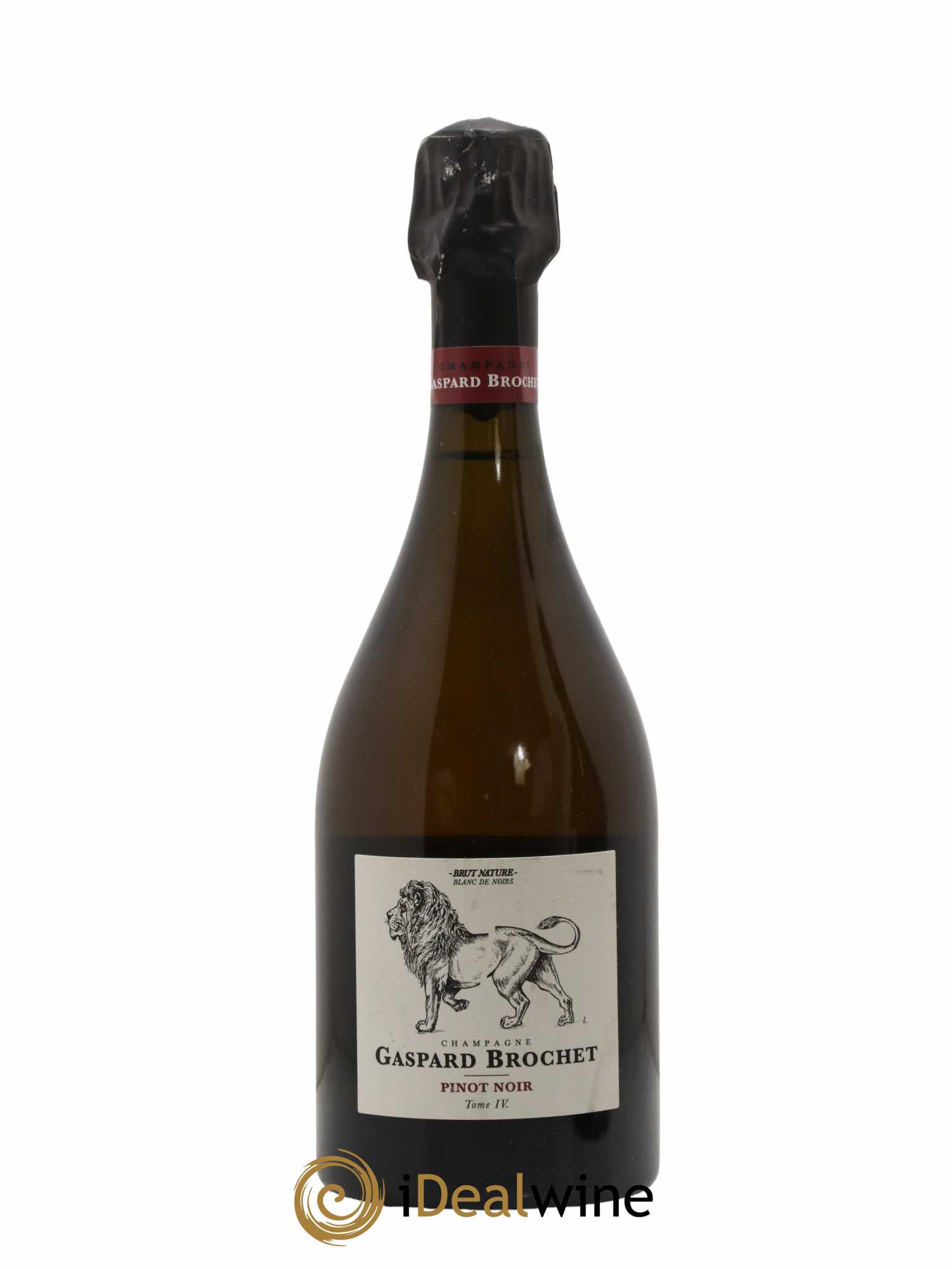 Champagne Brut Nature Blanc de Noirs Tome IV Lion Maison Gaspard Brochet 2020 - Lot de 1 bouteille - 0