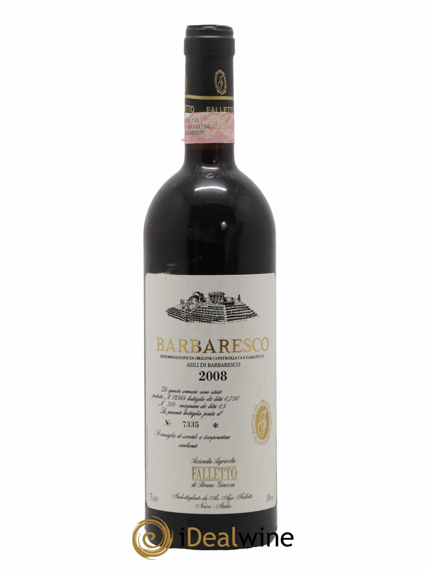 Barbaresco DOCG Asili Azienda Agricola Falletto di Bruno Giacosa 2008 - Lot de 1 bouteille - 0