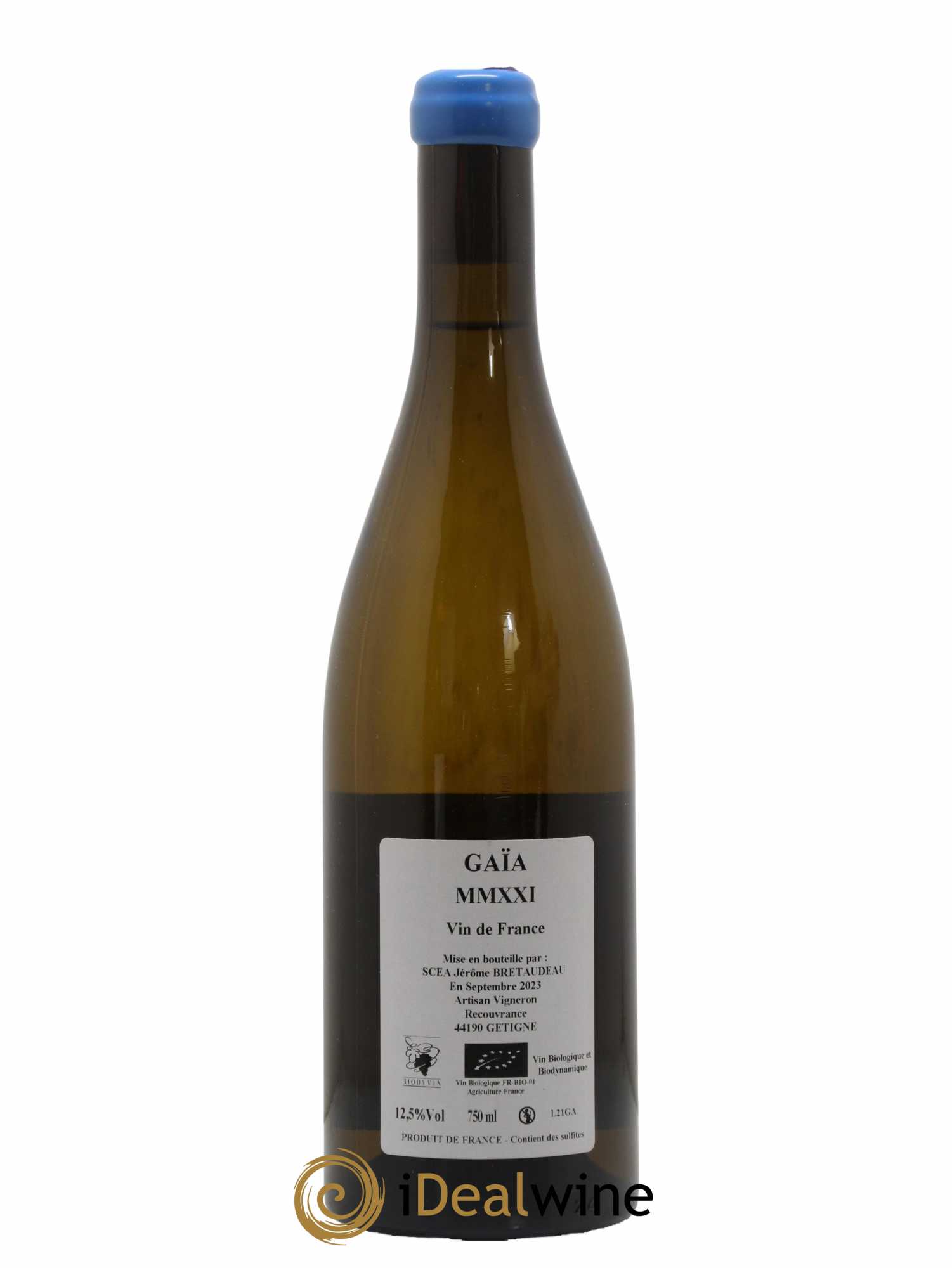 Muscadet-Sèvre-et-Maine Gaia Jérôme Bretaudeau - Domaine de Bellevue 2021 - Lot de 1 bouteille - 1