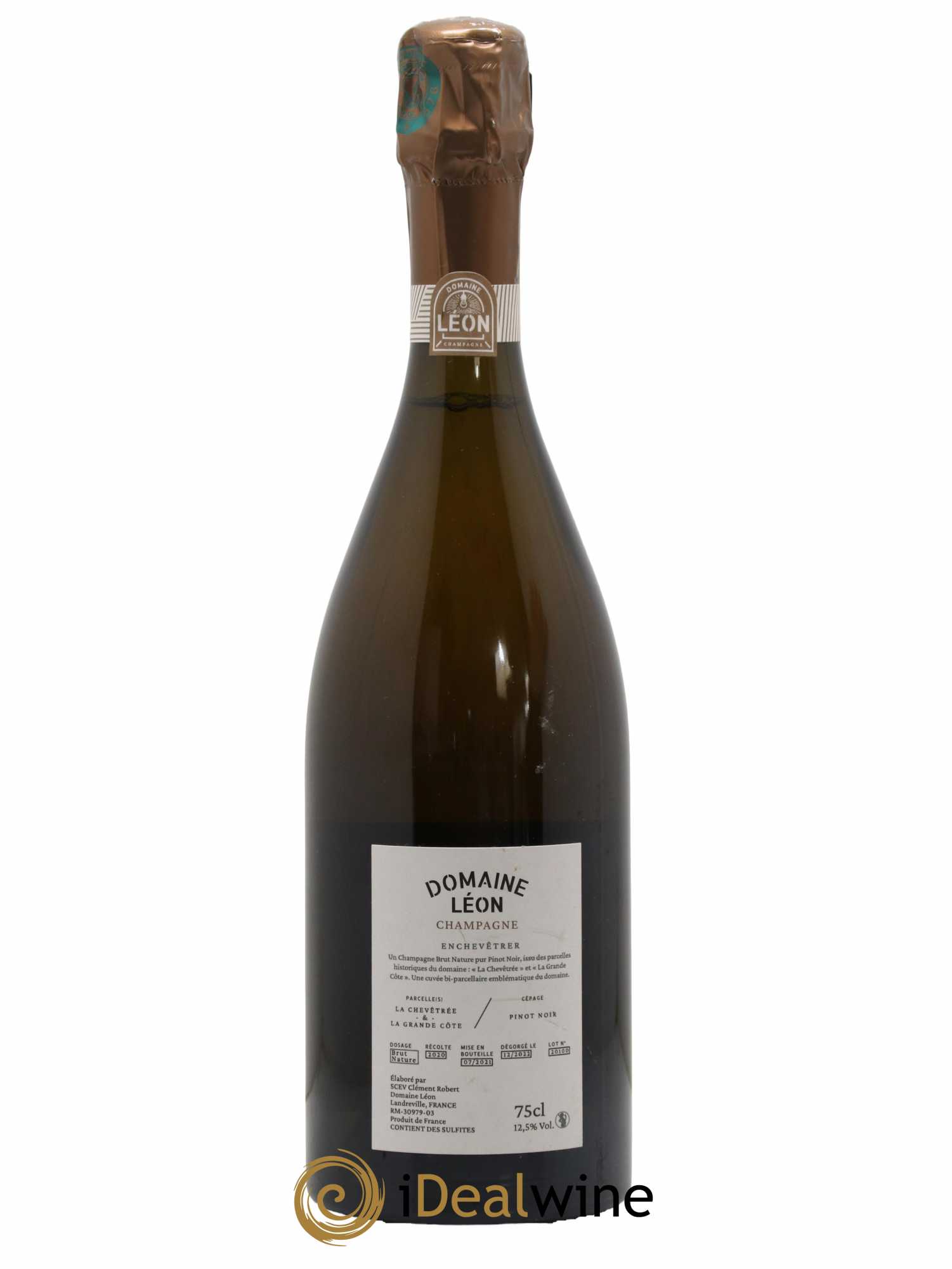 Champagne Enchevetrer Domaine Leon 2020 - Lotto di 1 bottiglia - 1